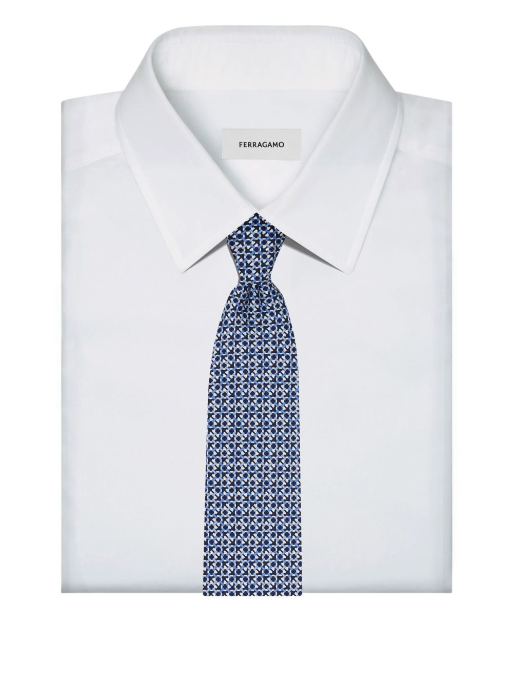 Gancini-pattern tie - 4