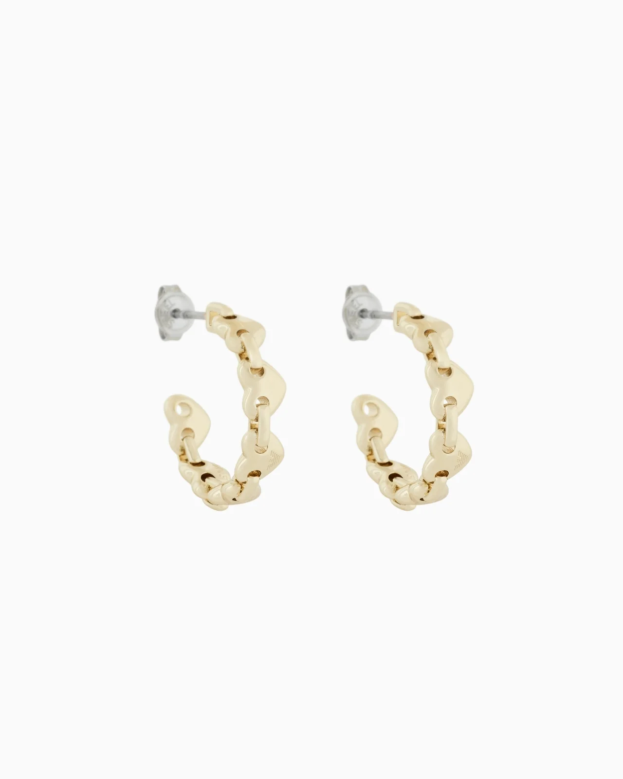 HEART HOOP EARRINGS - 1