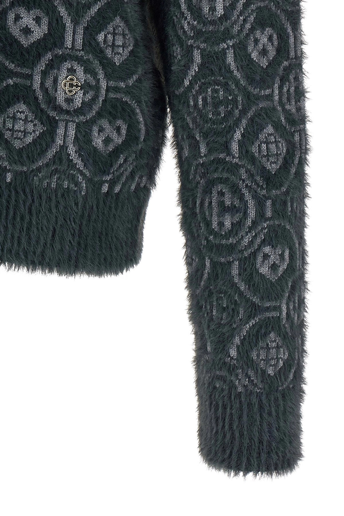'Fluffy Monogram' sweater - 4