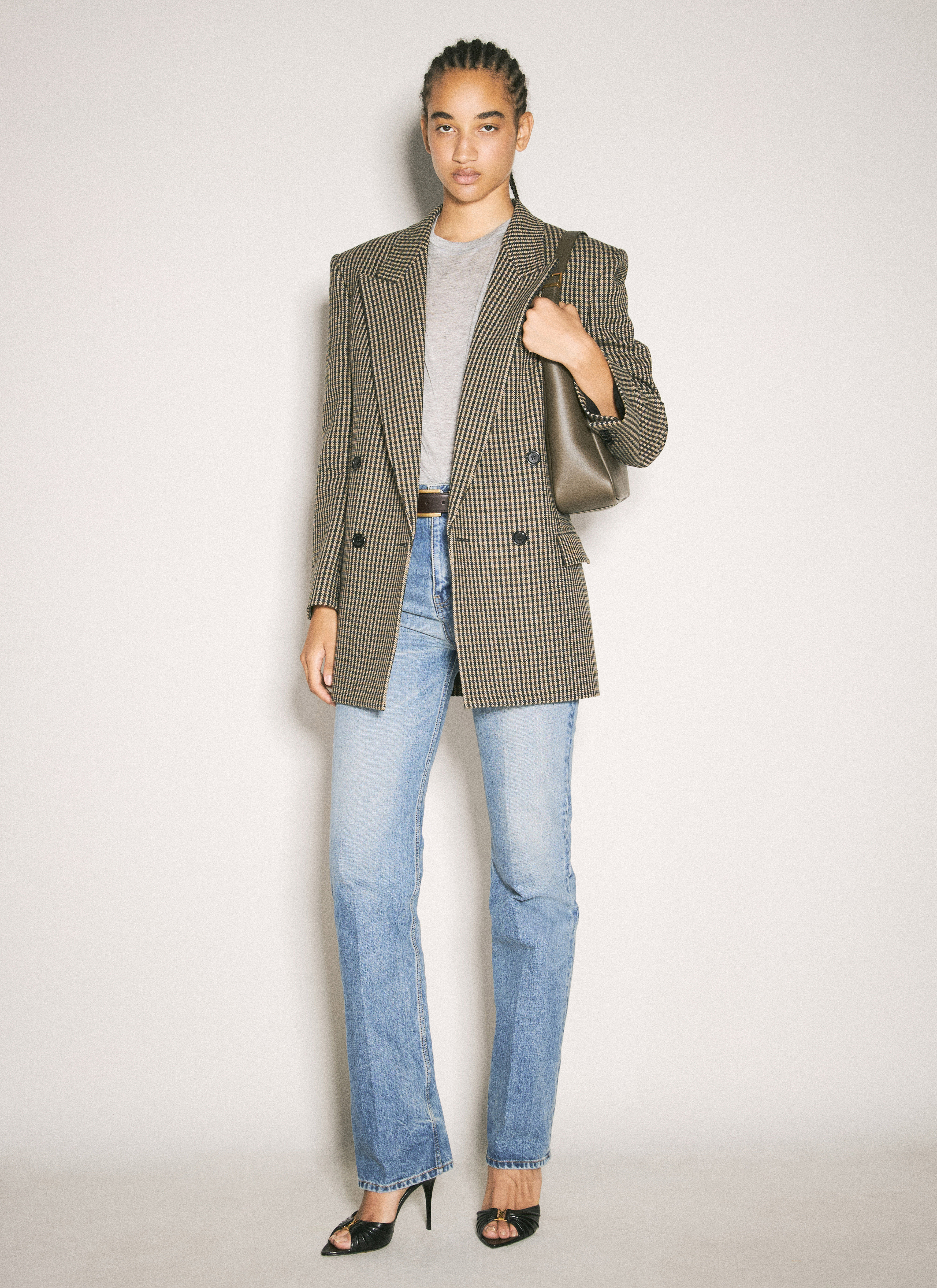 Vichy Wool Blazer - 2