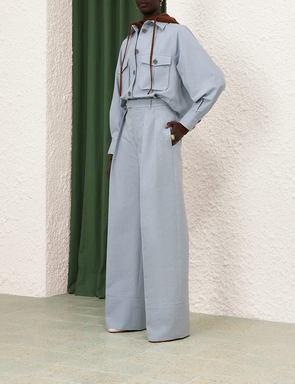 NATURA OVERSIZED POCKET JACKET - 3
