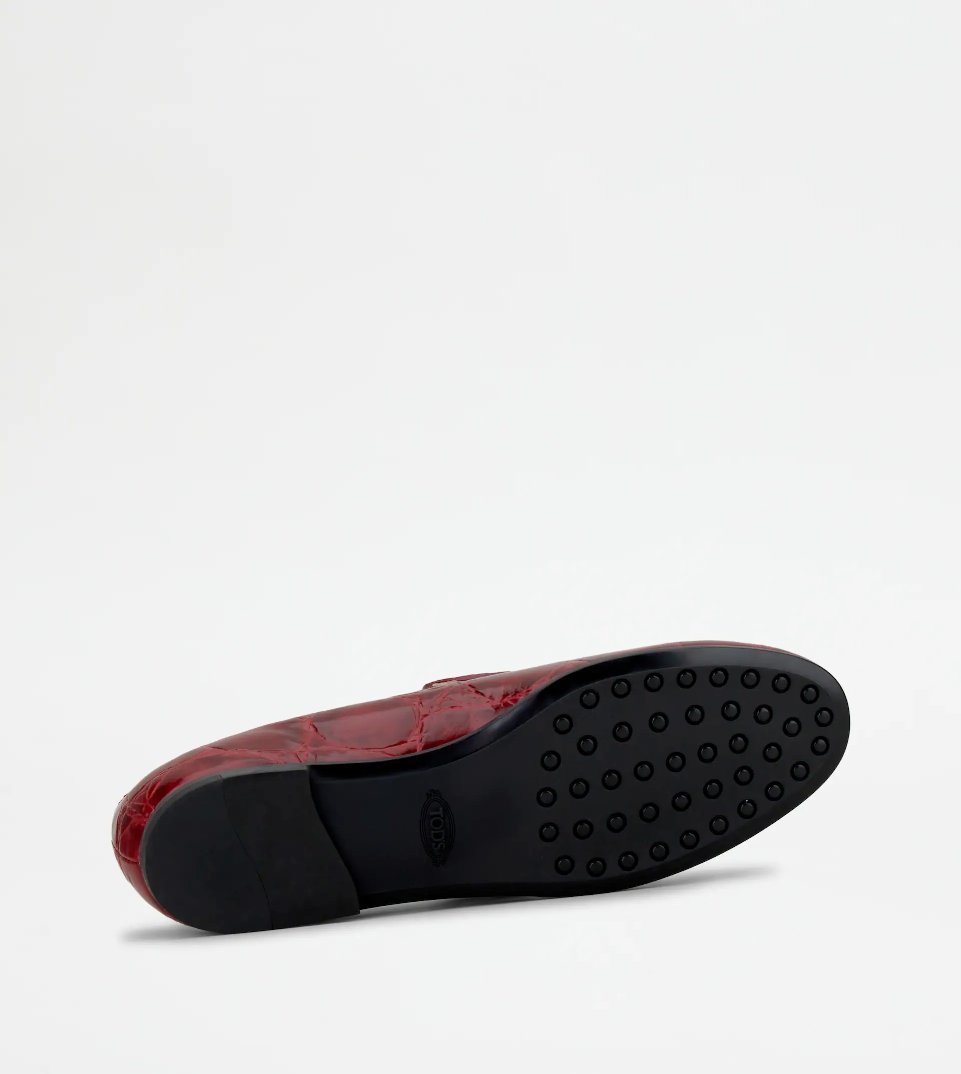 LOAFERS IN LEATHER - RED - 4