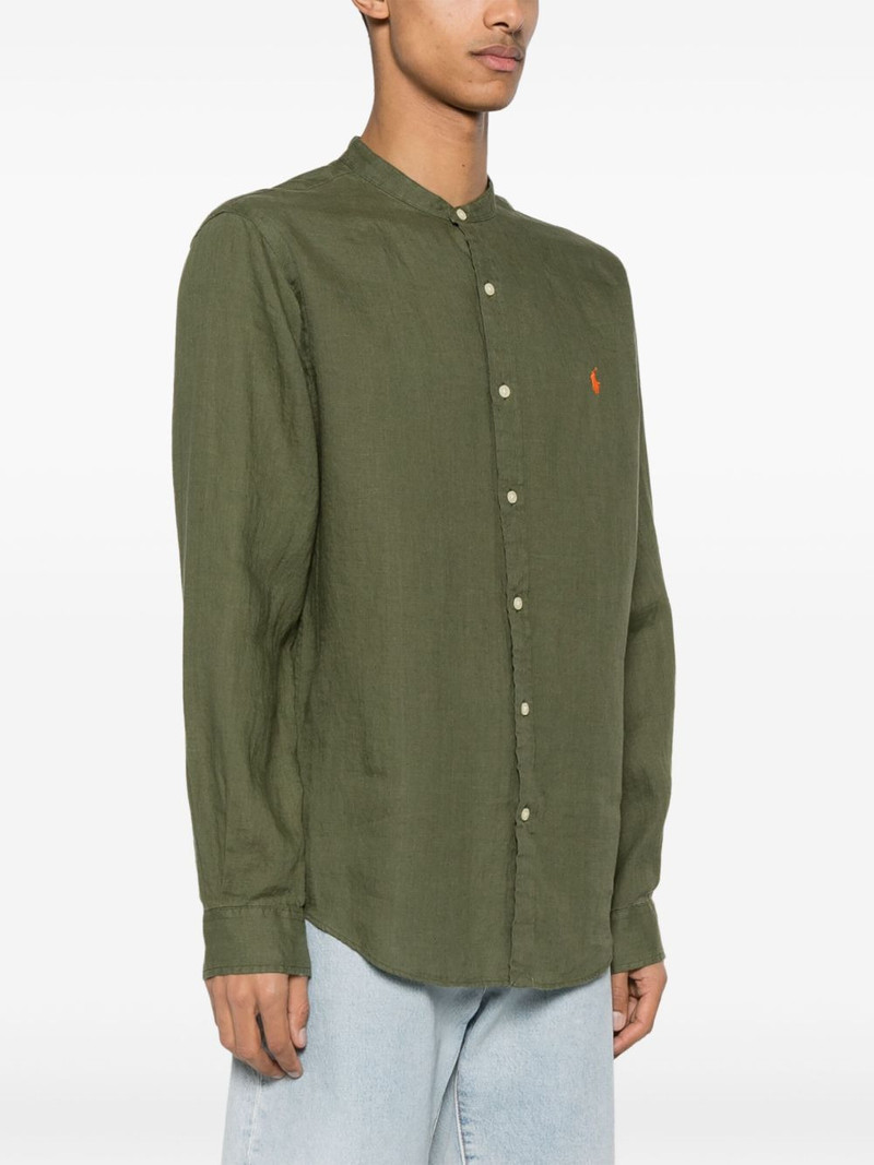 Polo-Pony-motif linen shirt 3