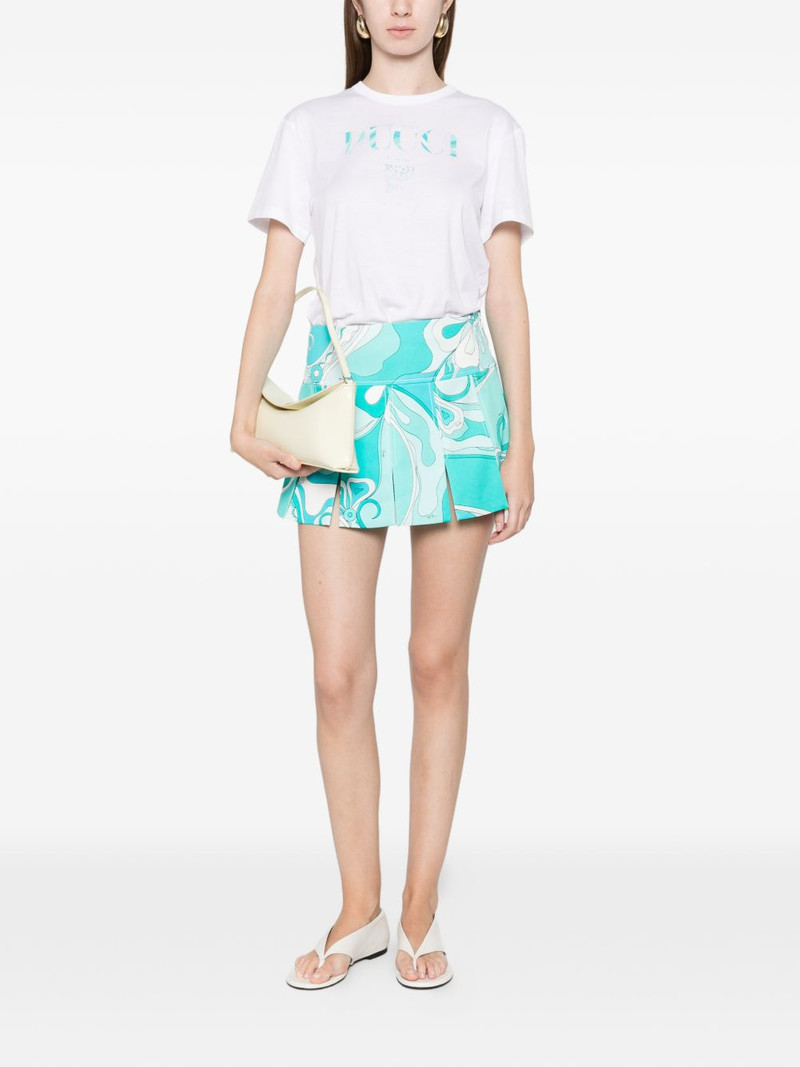 PUCCI pleated print mini skirt outlook