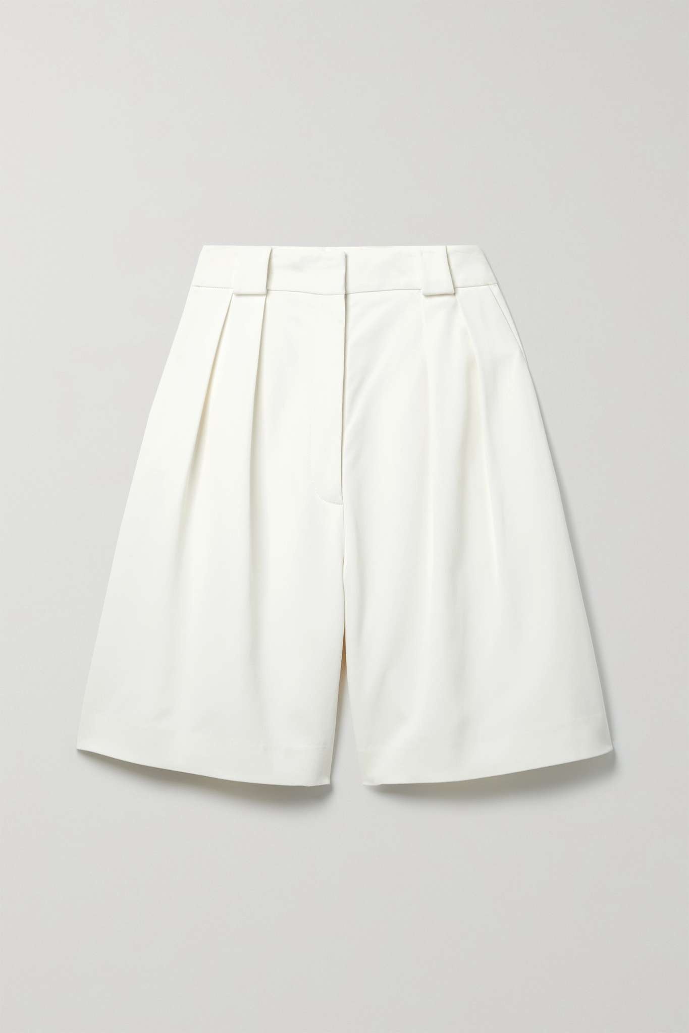 Rillo pleated twill shorts - 1