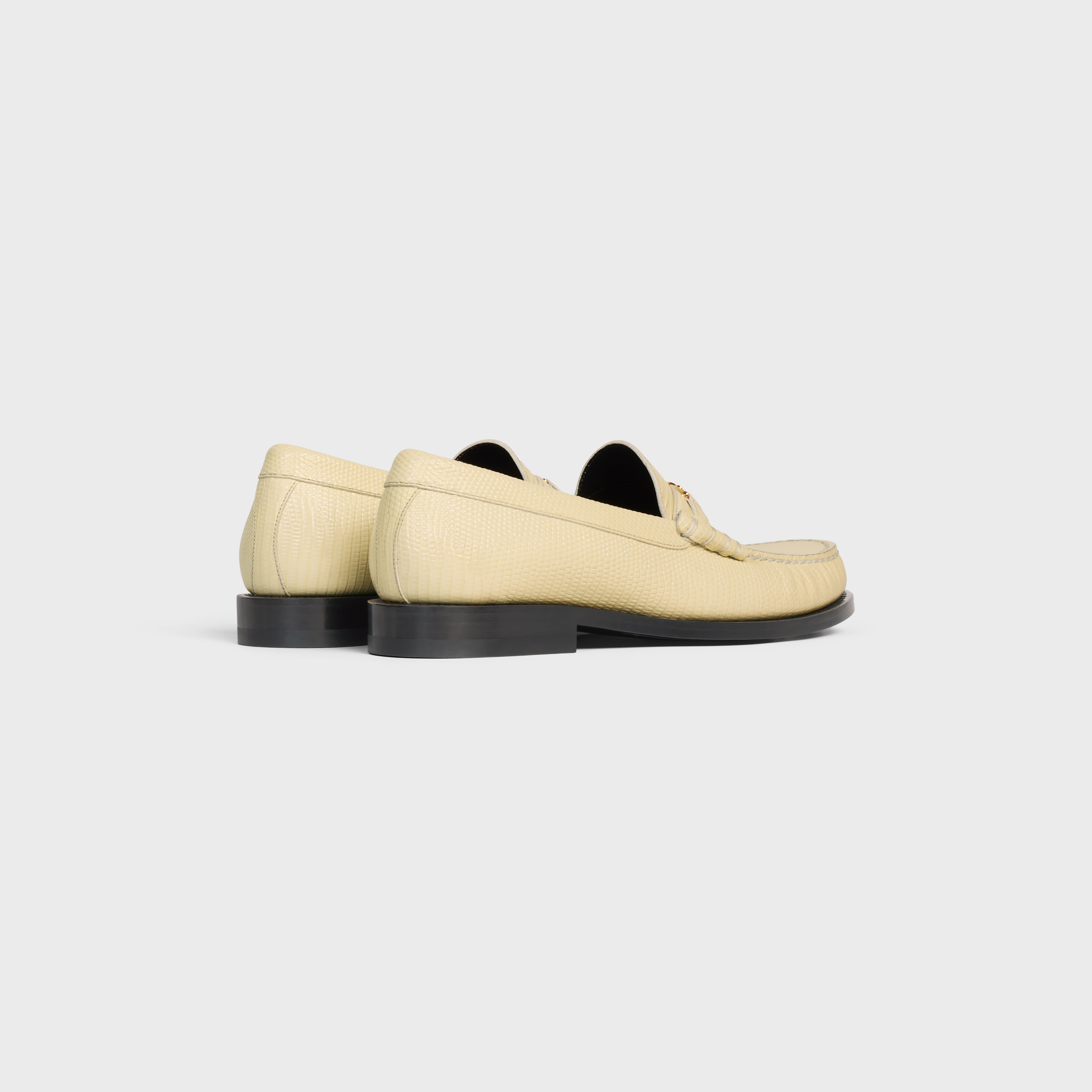 CELINE LUCO Triomphe loafer in LIZARD STAMPED CALFSKIN - 3