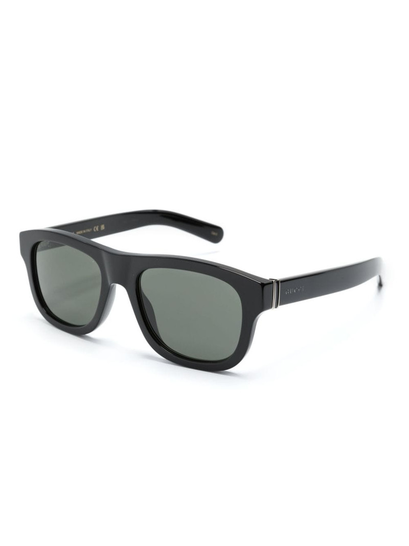 GUCCI rectangle-frame sunglasses outlook