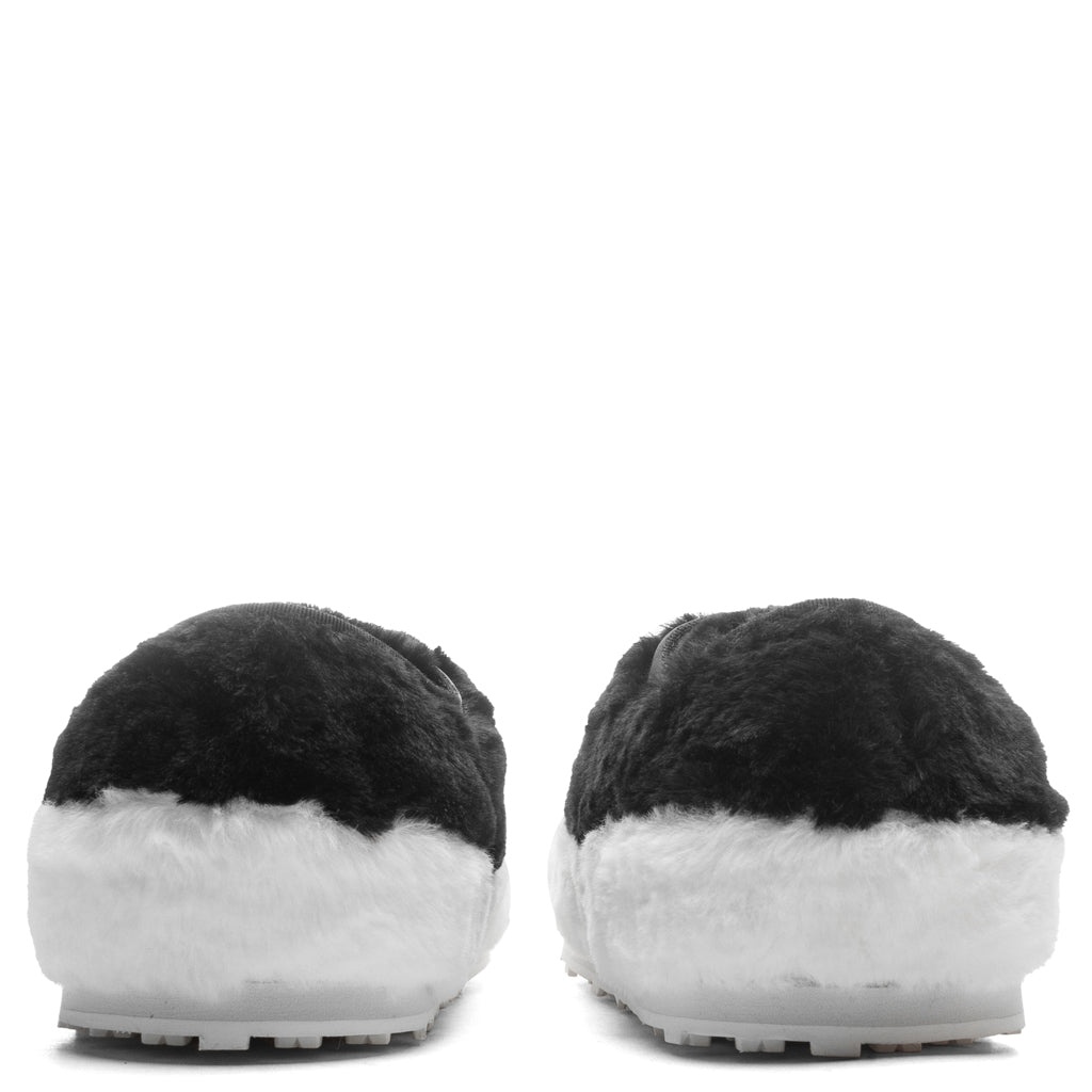 Marni BLACK TEDDY TENNIS SNEAKER - LILY WHITE/BLACK