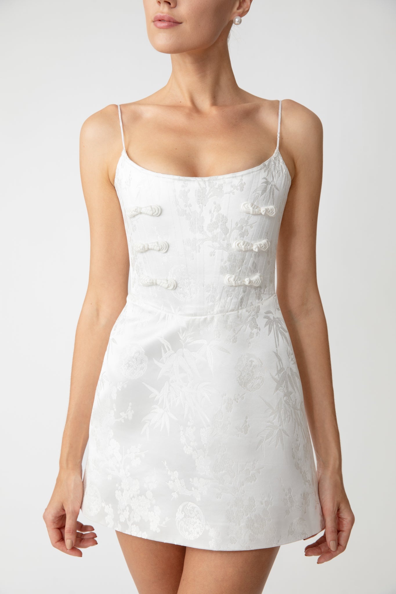 JOEY JACQUARD MINI DRESS - 2