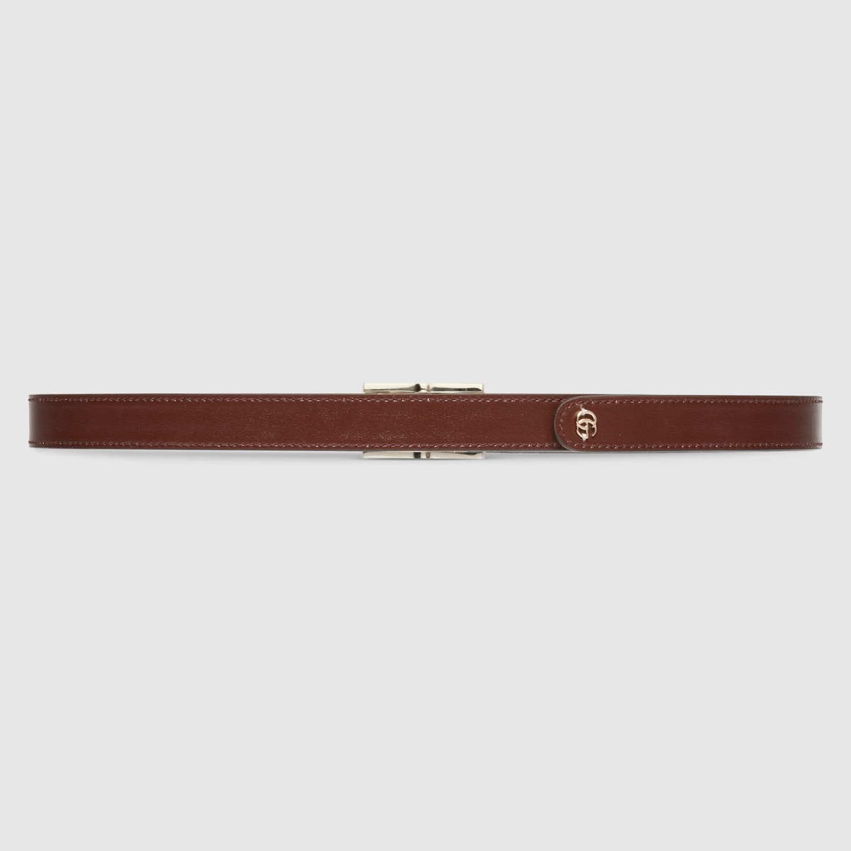 Reversible thin belt with rectangular buckle - 7
