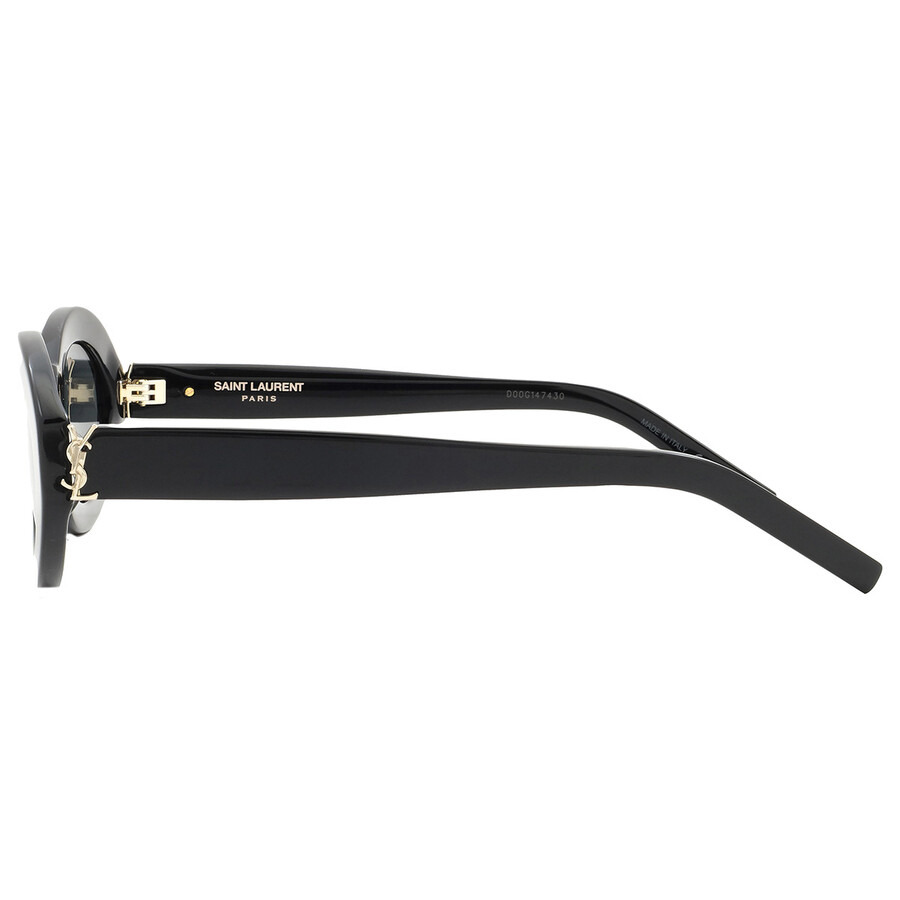Saint Laurent Black Oval Ladies Sunglasses SL M136 001 52 - 4