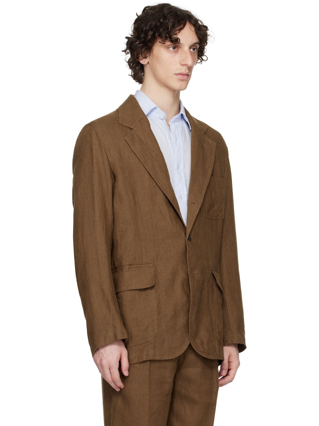 Brown Antique Linen Games Mk. I Blazer - 2