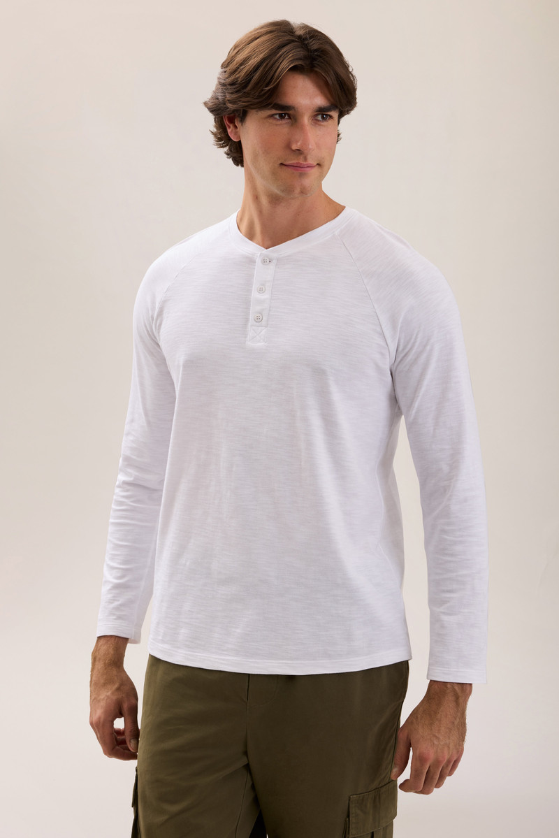 Slub Jersey Henley 1