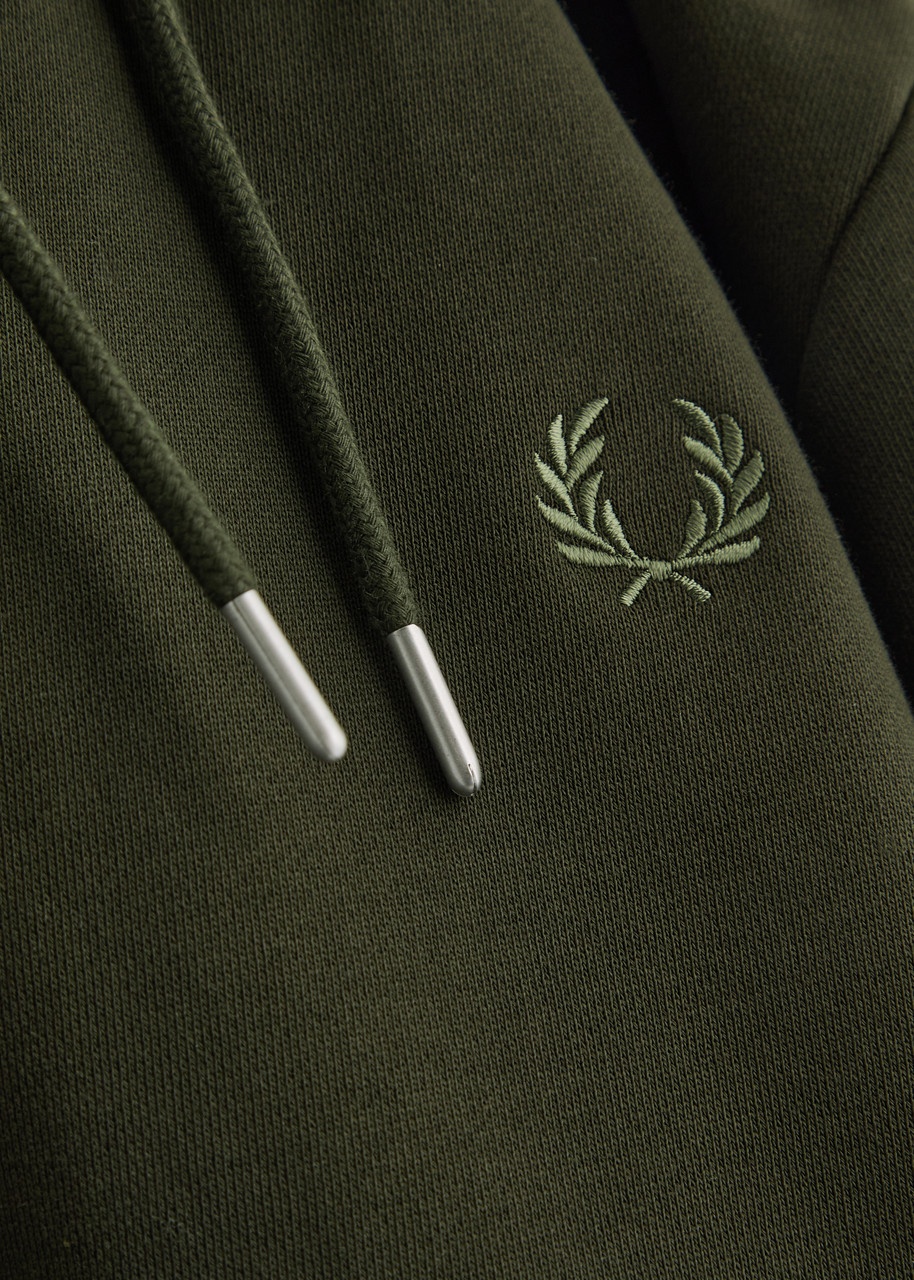 Fred Perry Logo-embroidered Hooded Cotton Sweatshirt - 5