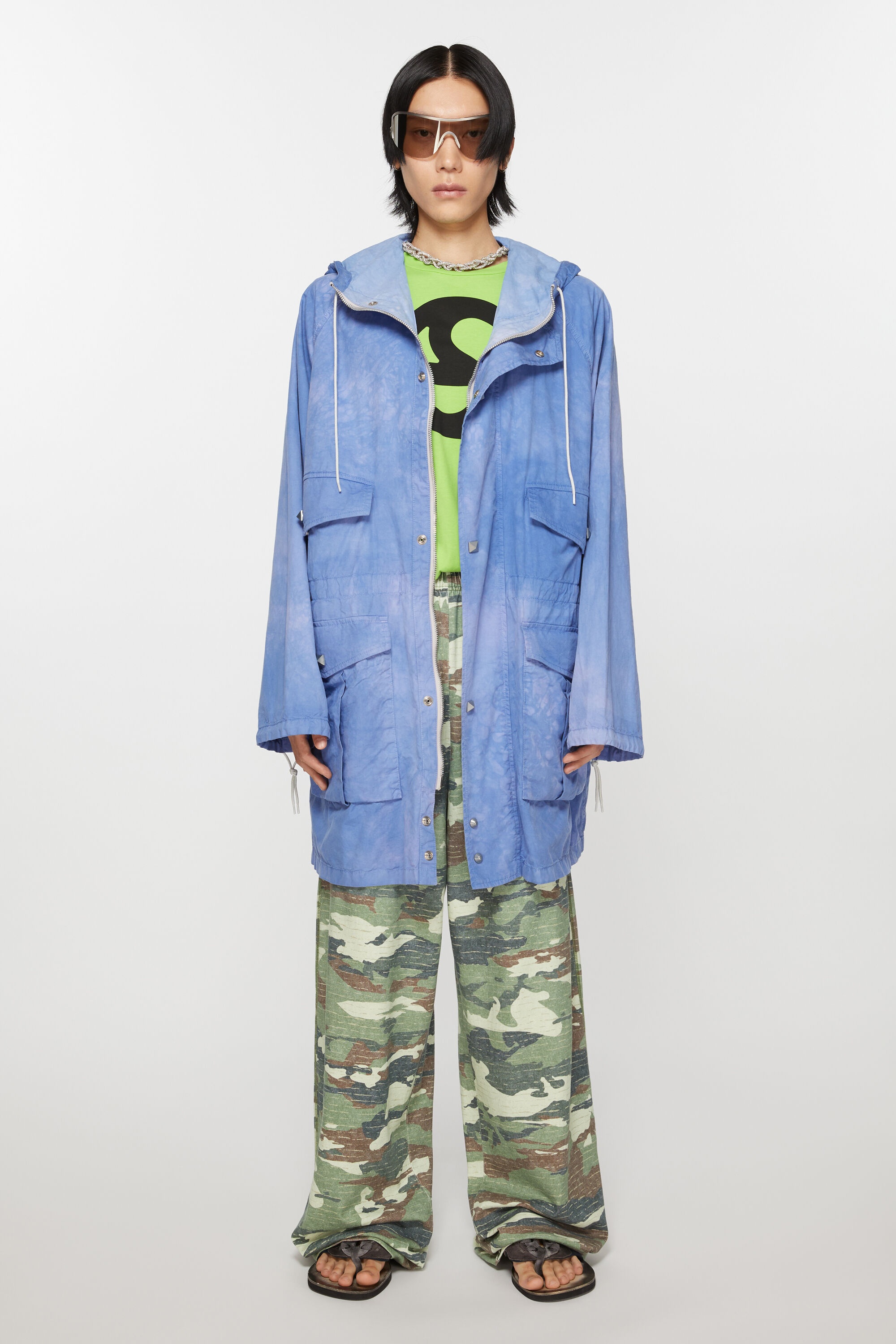 Hooded jacket - Sweet blue - 2