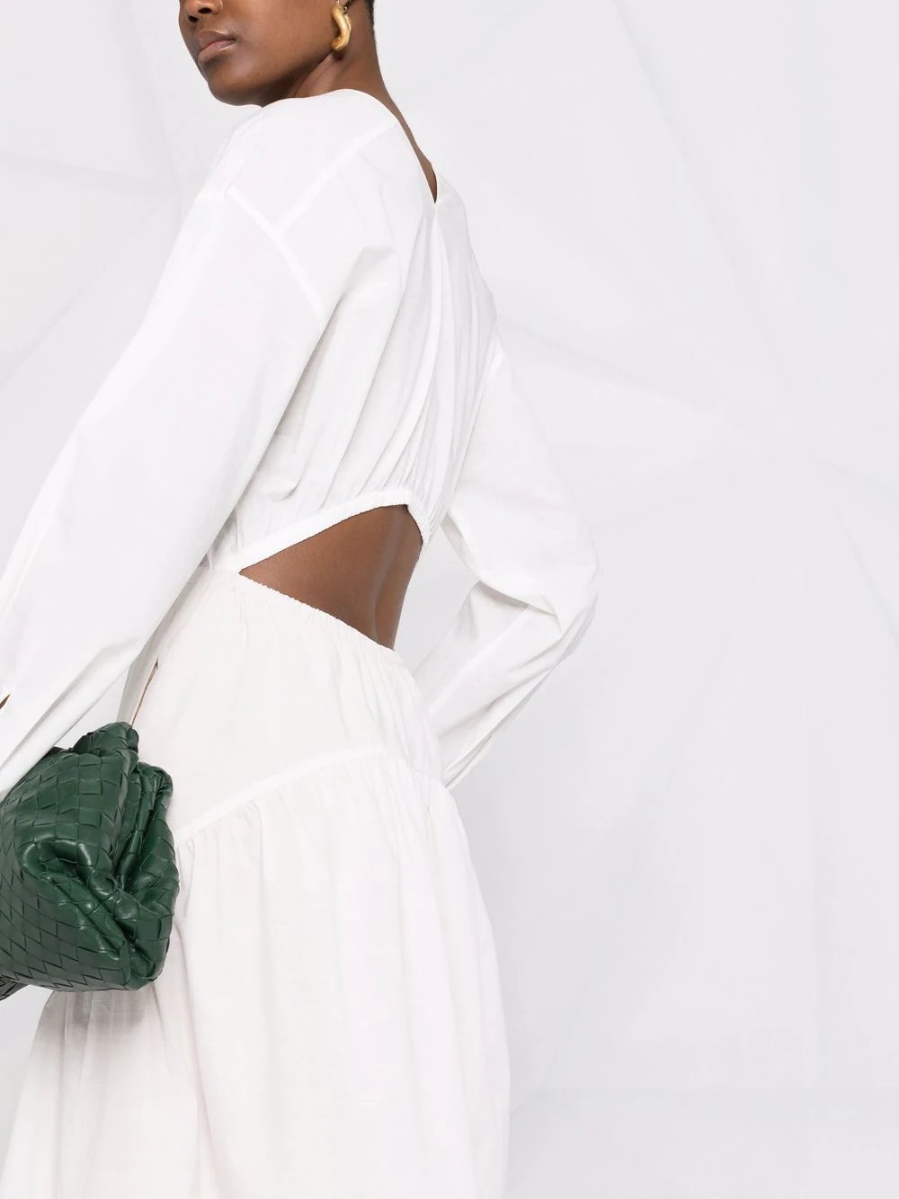 open-back detail dress - 3