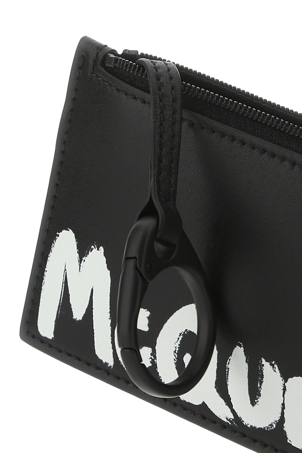 Black leather card holder - 4