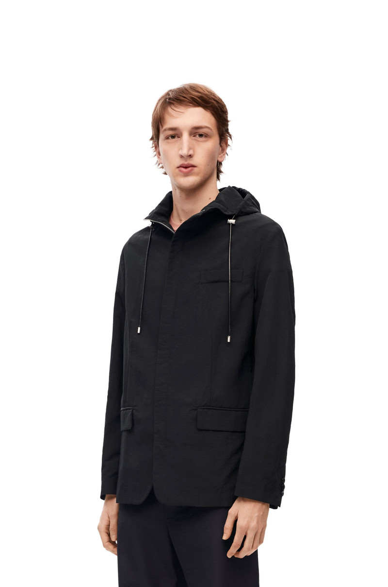 Hooded jacket in nylon 3