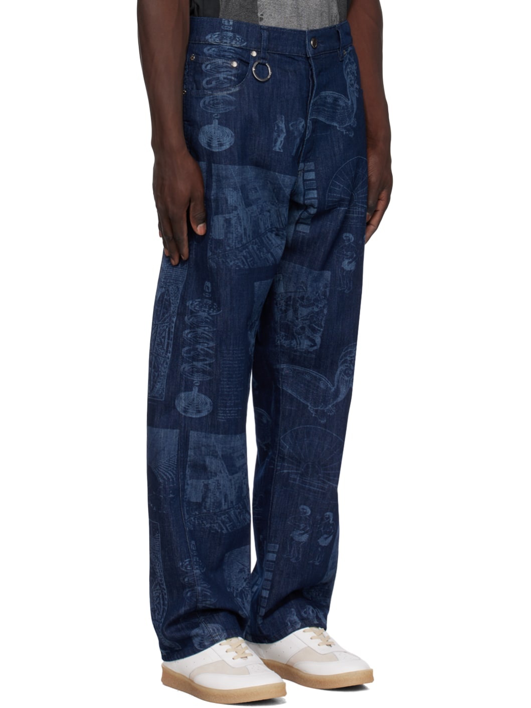 Navy Batia Suter Edition Side Jeans - 2