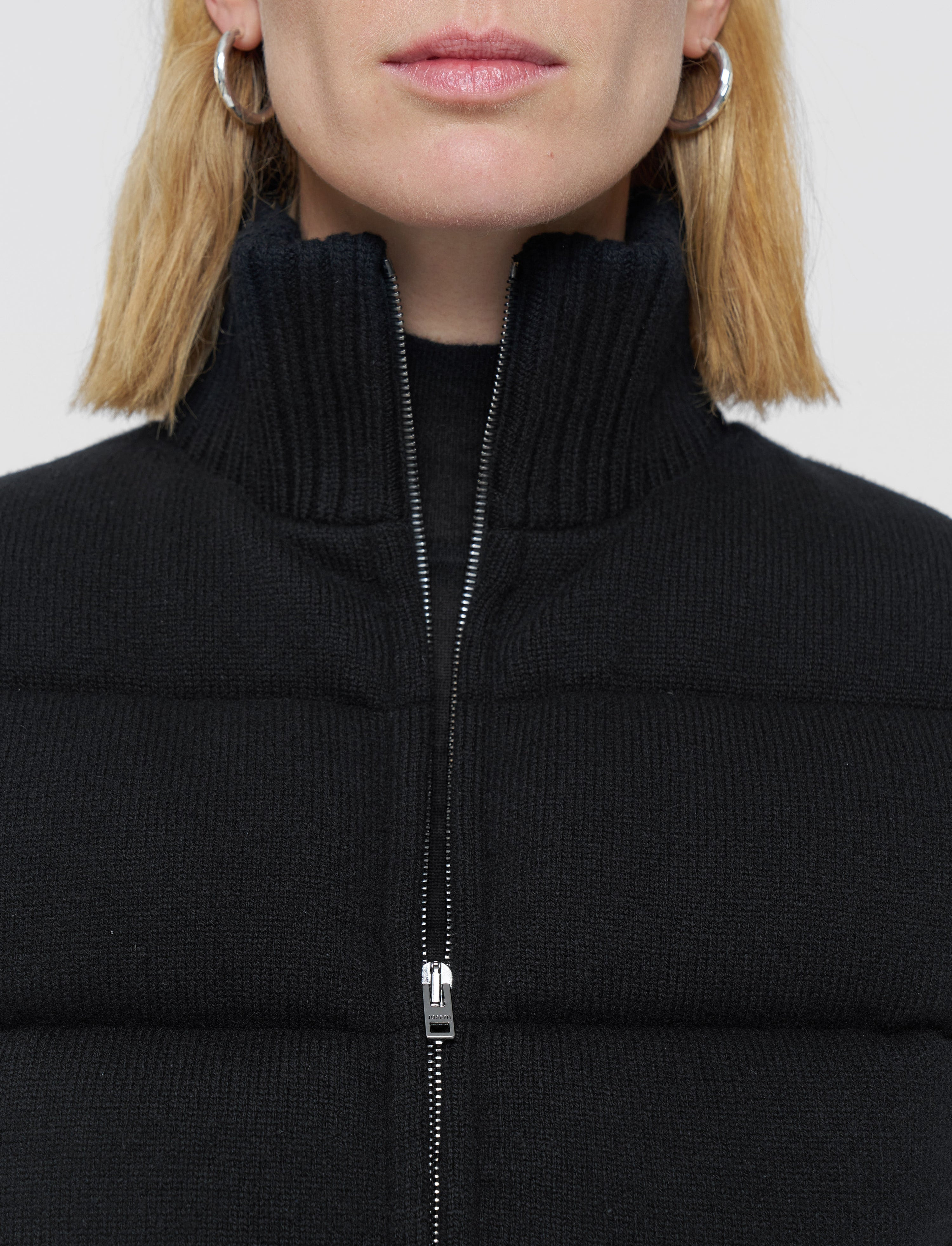 Knitted Down Puffer Gilet - 6