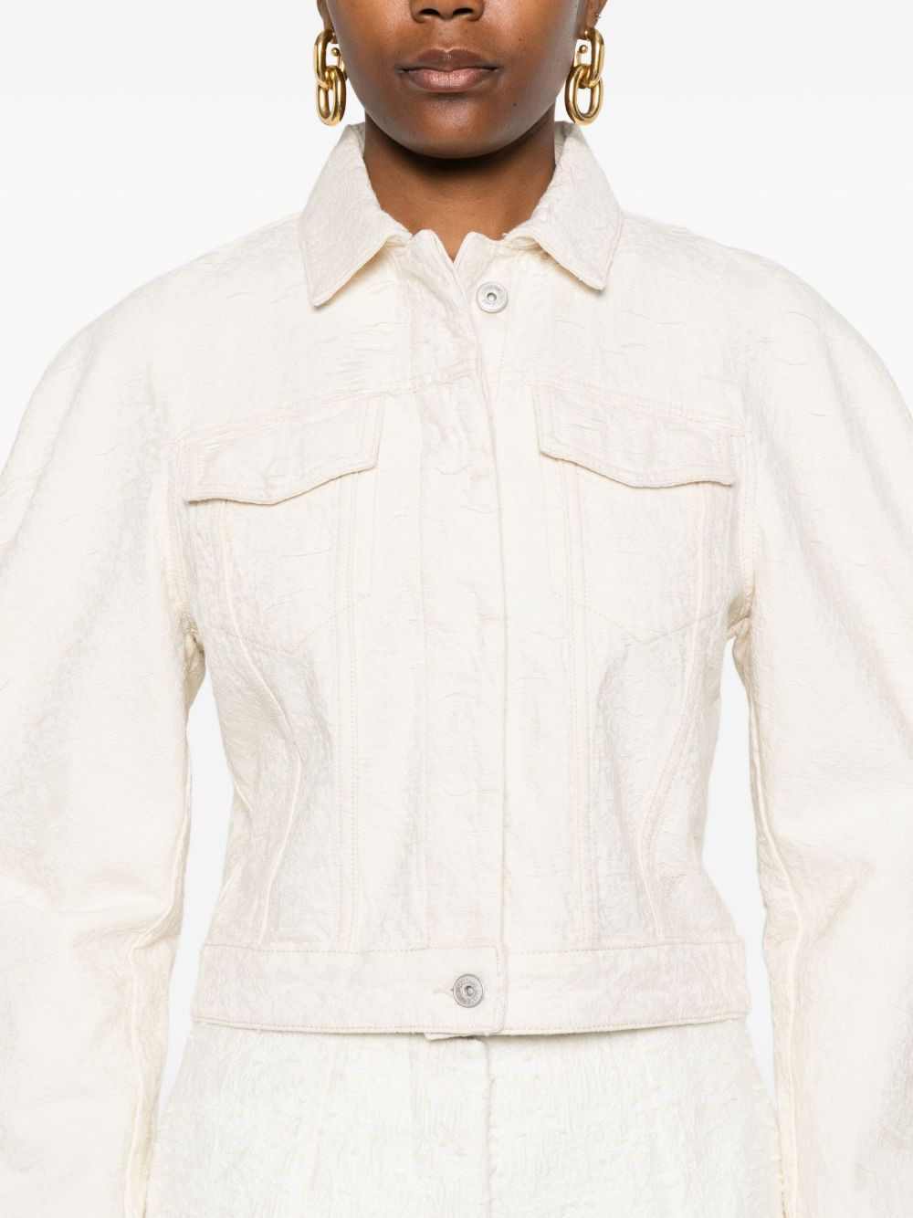 JACQUEMUS Coats White - 4