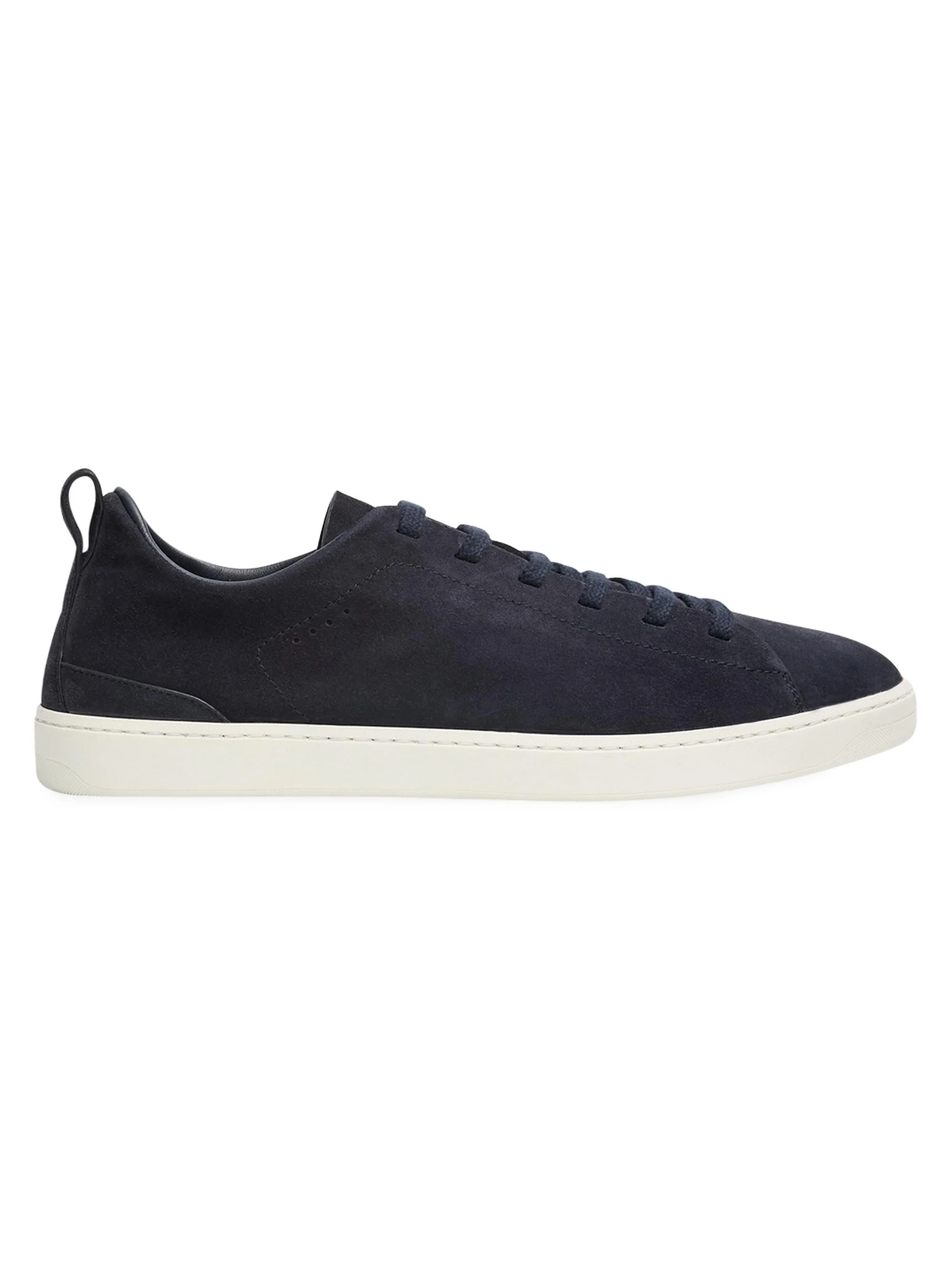 Men's Rochdale Suede Low-Top Sneakers - Navy - 1