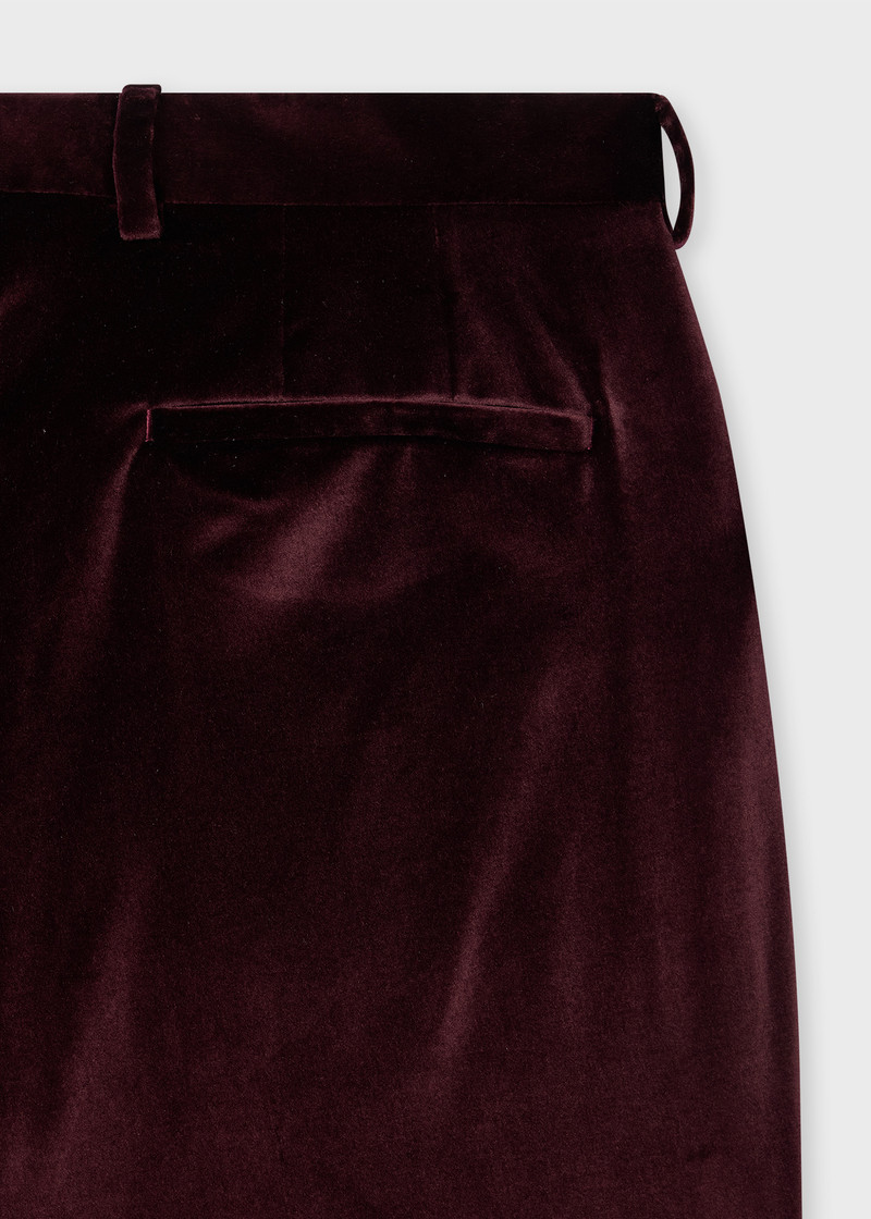 The Soho- Burgundy Velvet Suit 6