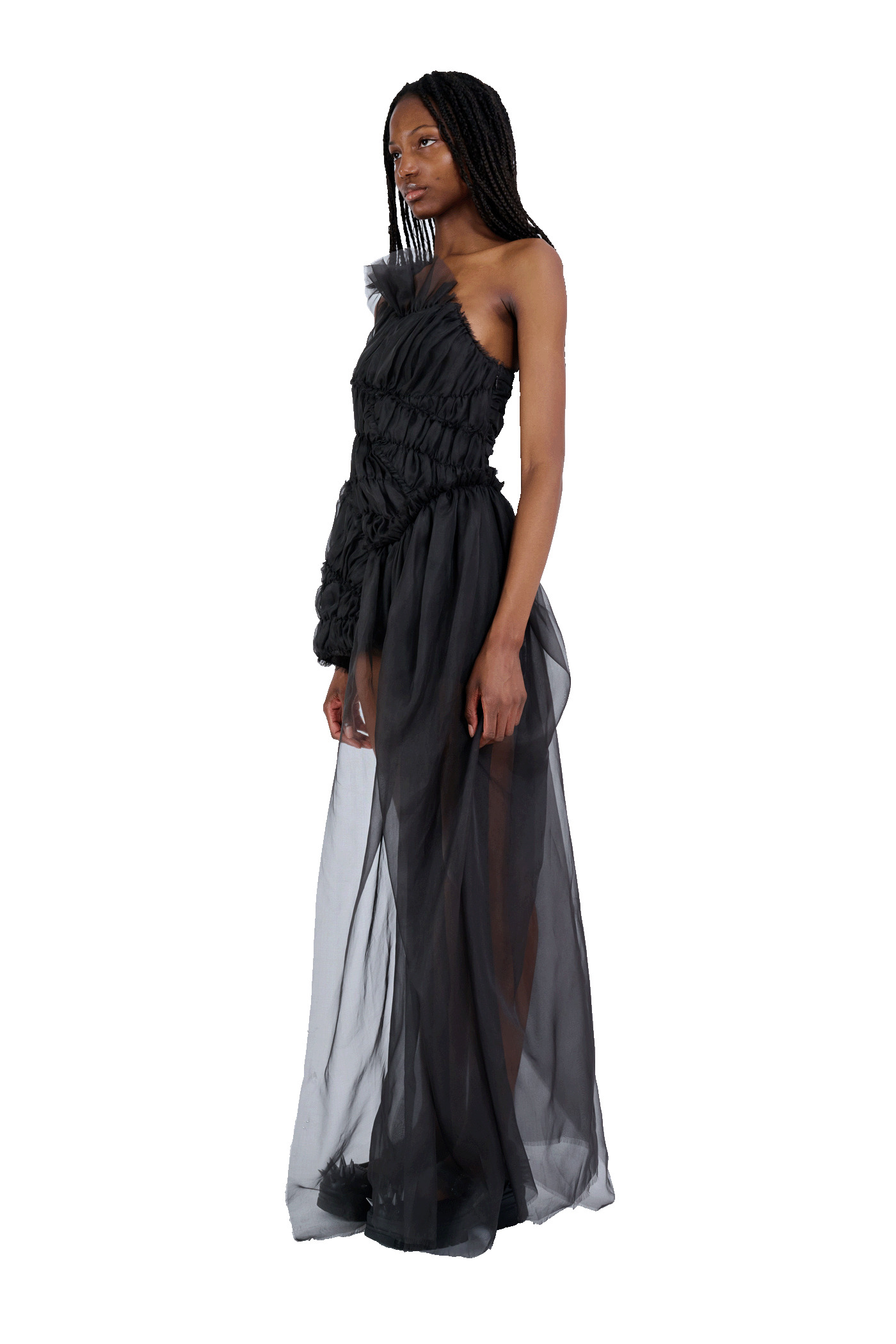 CHARCOAL JAZZELLE GOWN - 6