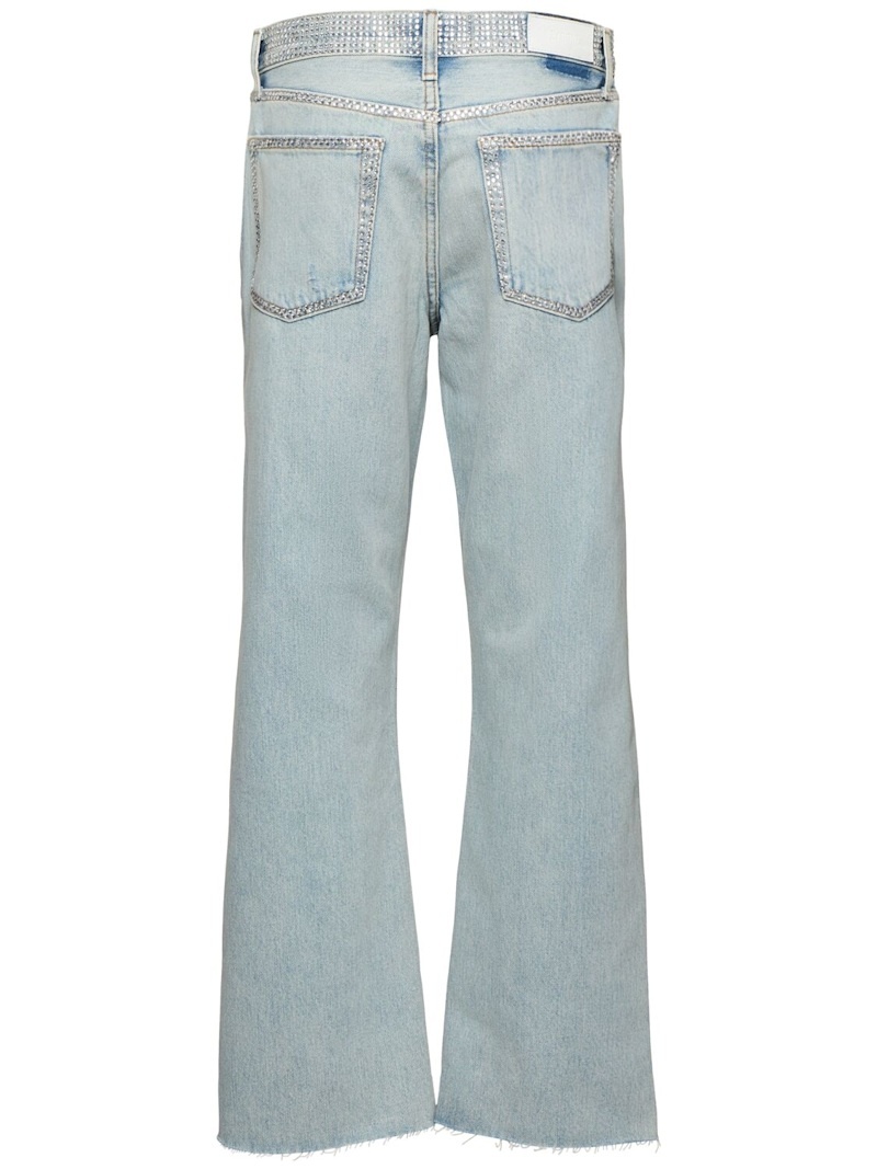 Easy straight crop embellished jeans - 2