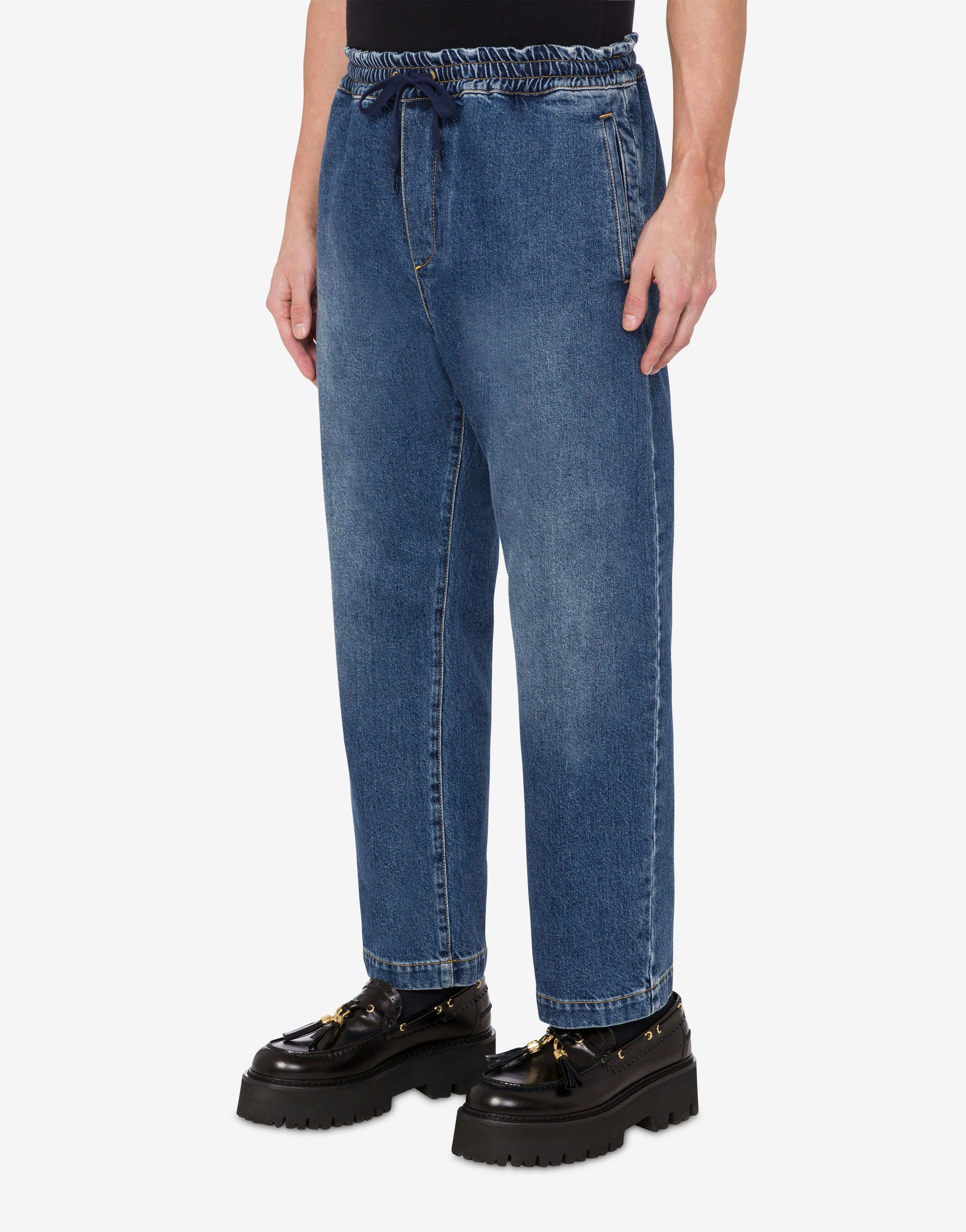 DENIM PANTS BARCODE PATCH - 2