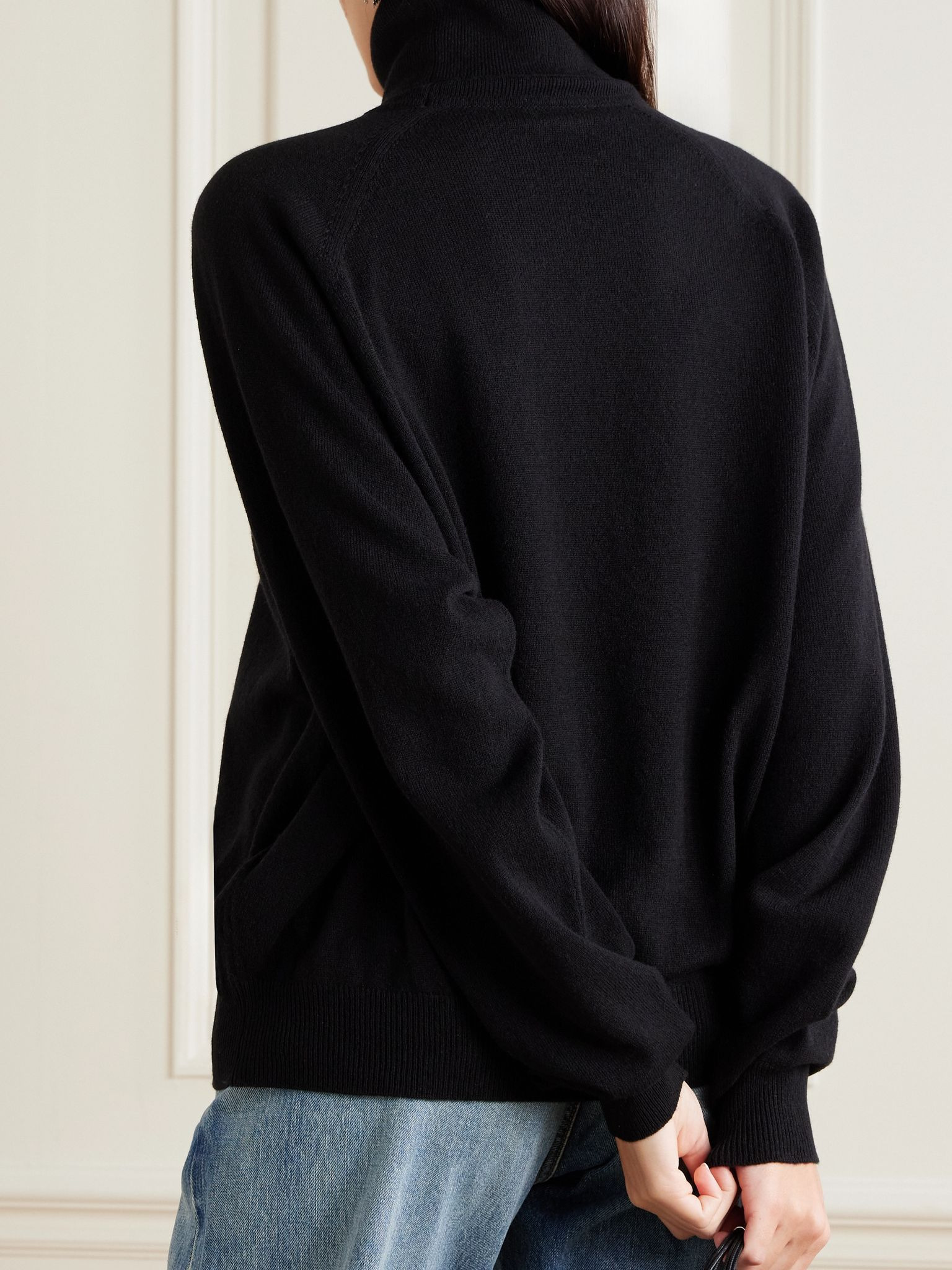 Cashmere turtleneck sweater Black - 3