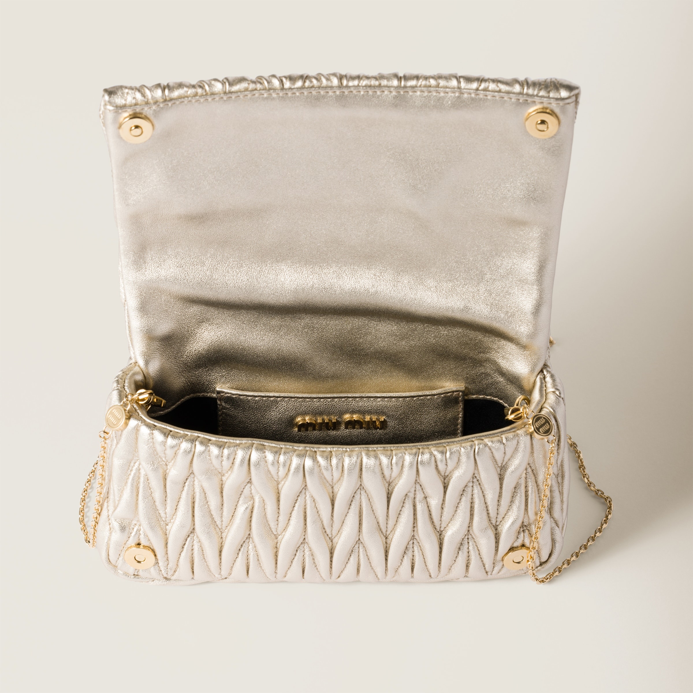 Matelassé nappa leather mini-bag - 4
