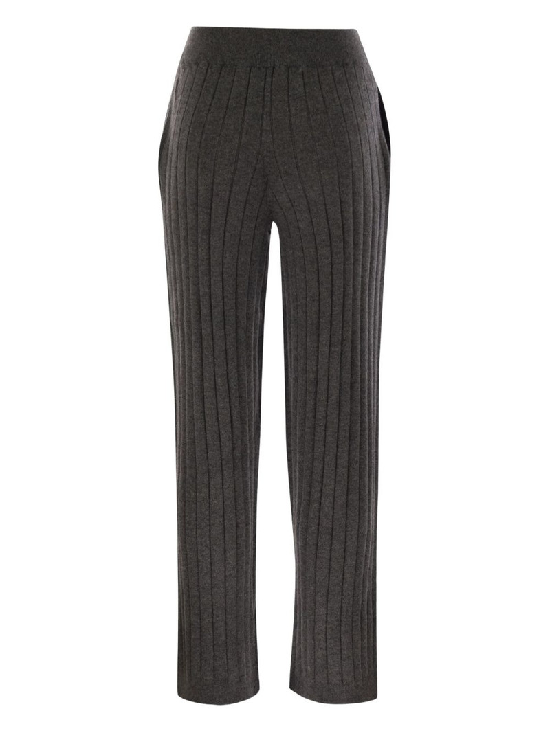 Brunello Cucinelli ribbed trousers outlook