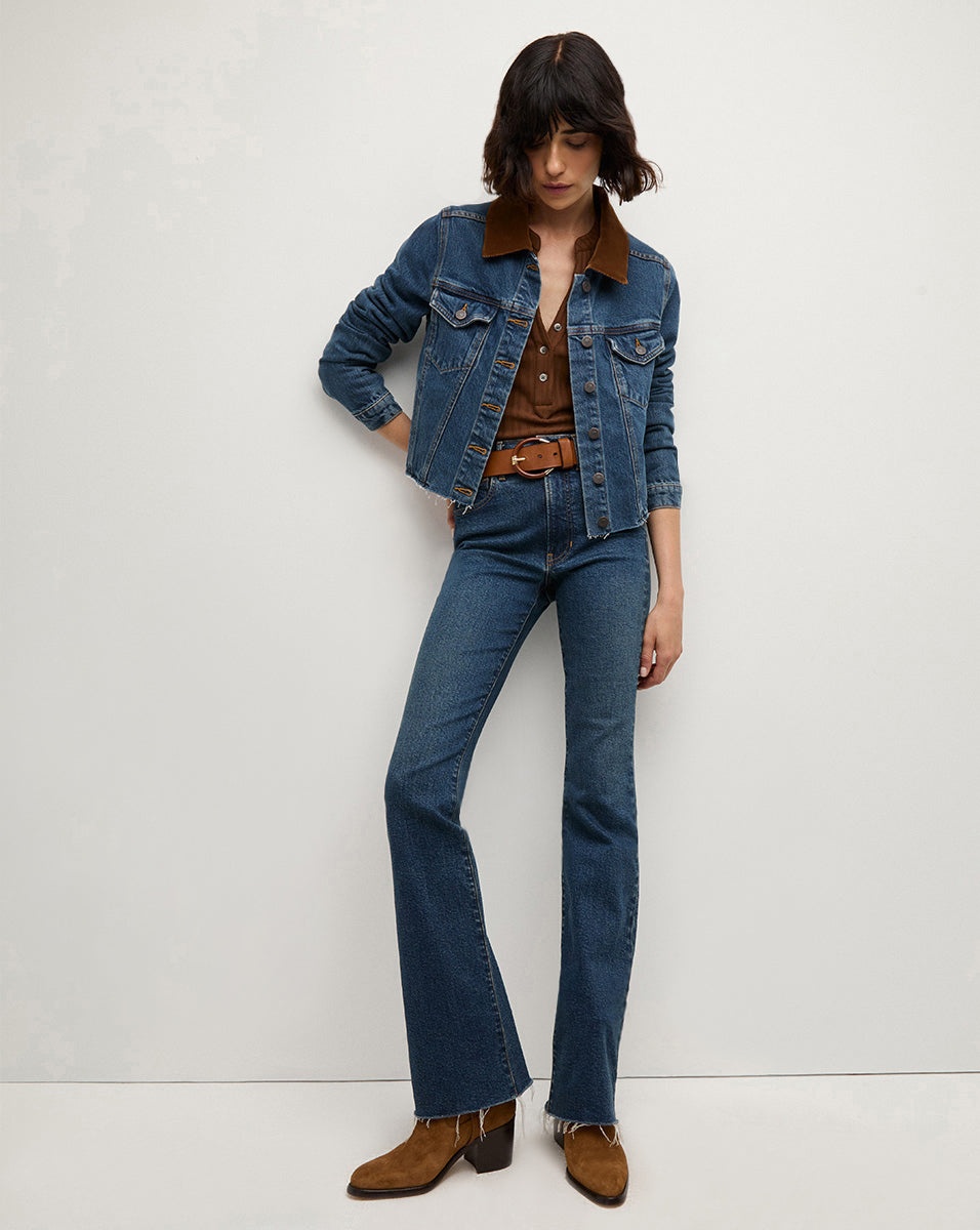 CARA JEAN JACKET | CORDUROY COLLAR - 3