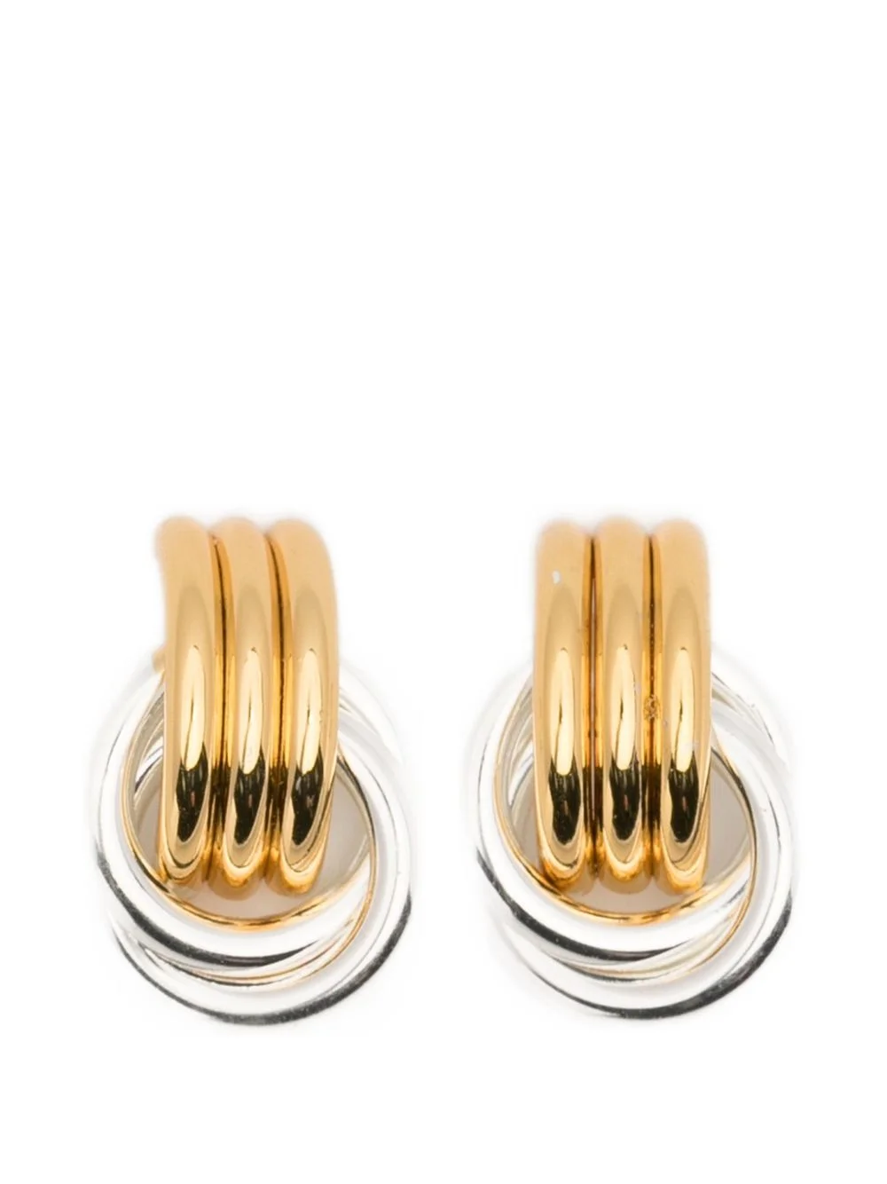 micro knot earrings - 1