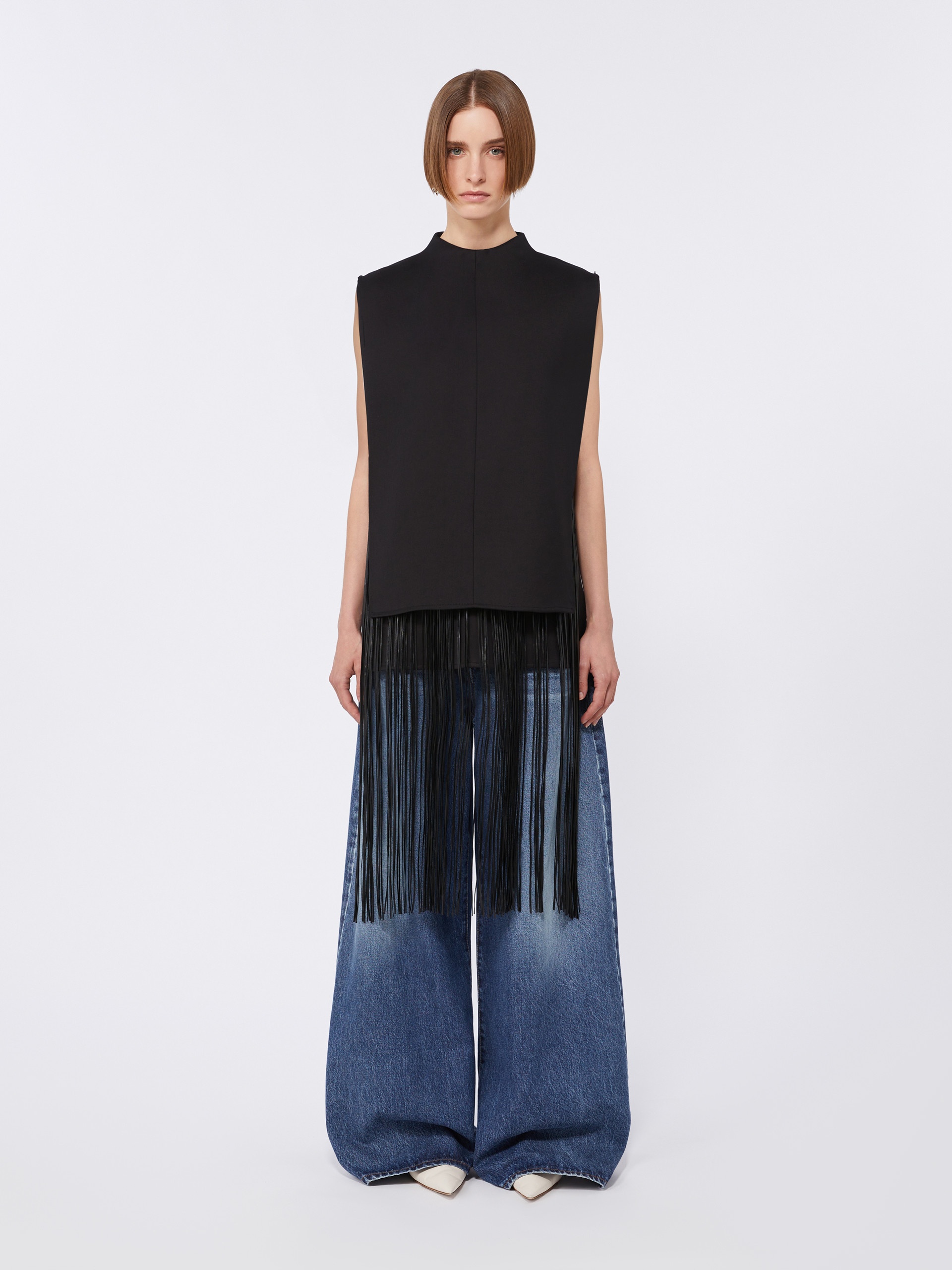 SORAIA Sleeveless top with fringes - 3