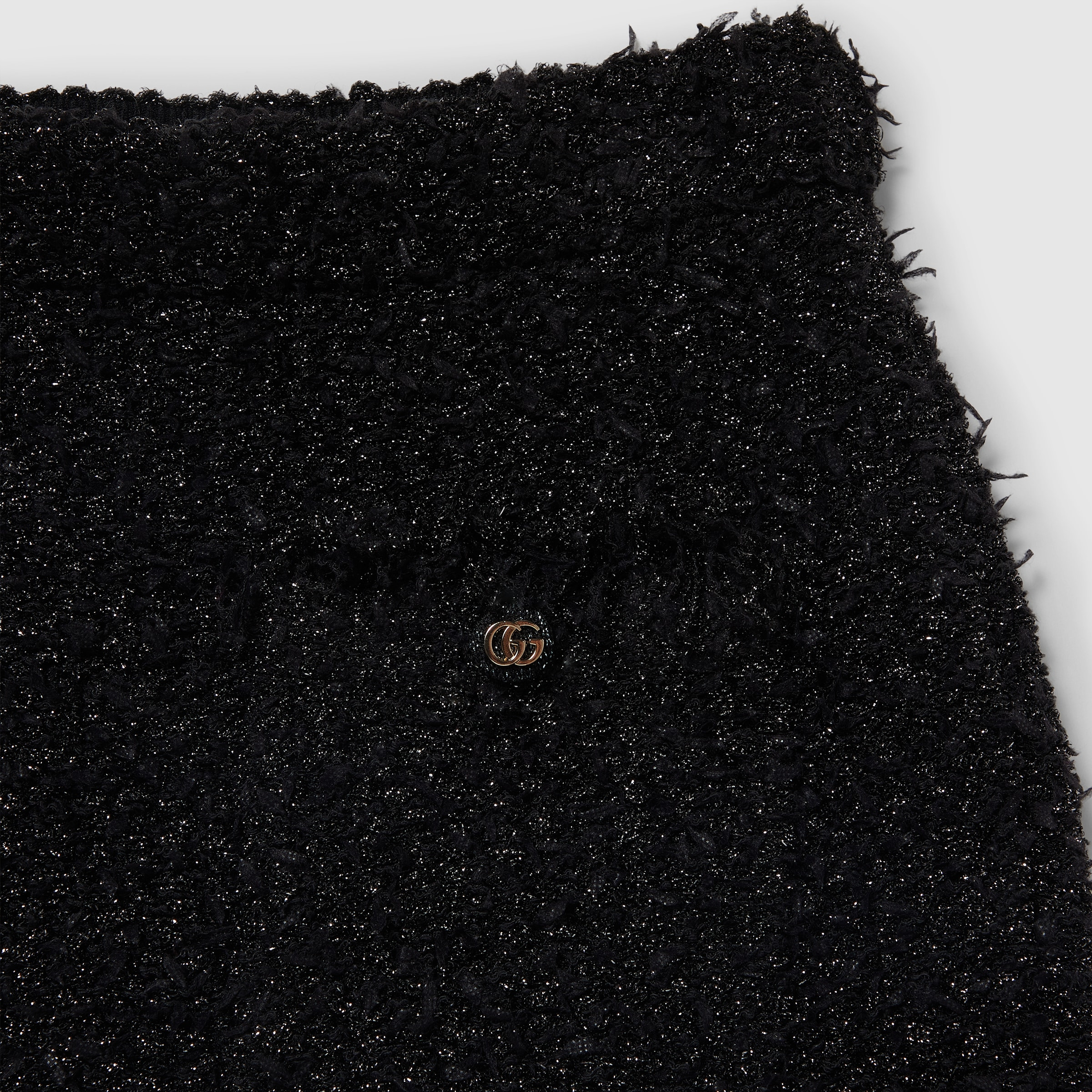 Lamé and viscose mini skirt - 7