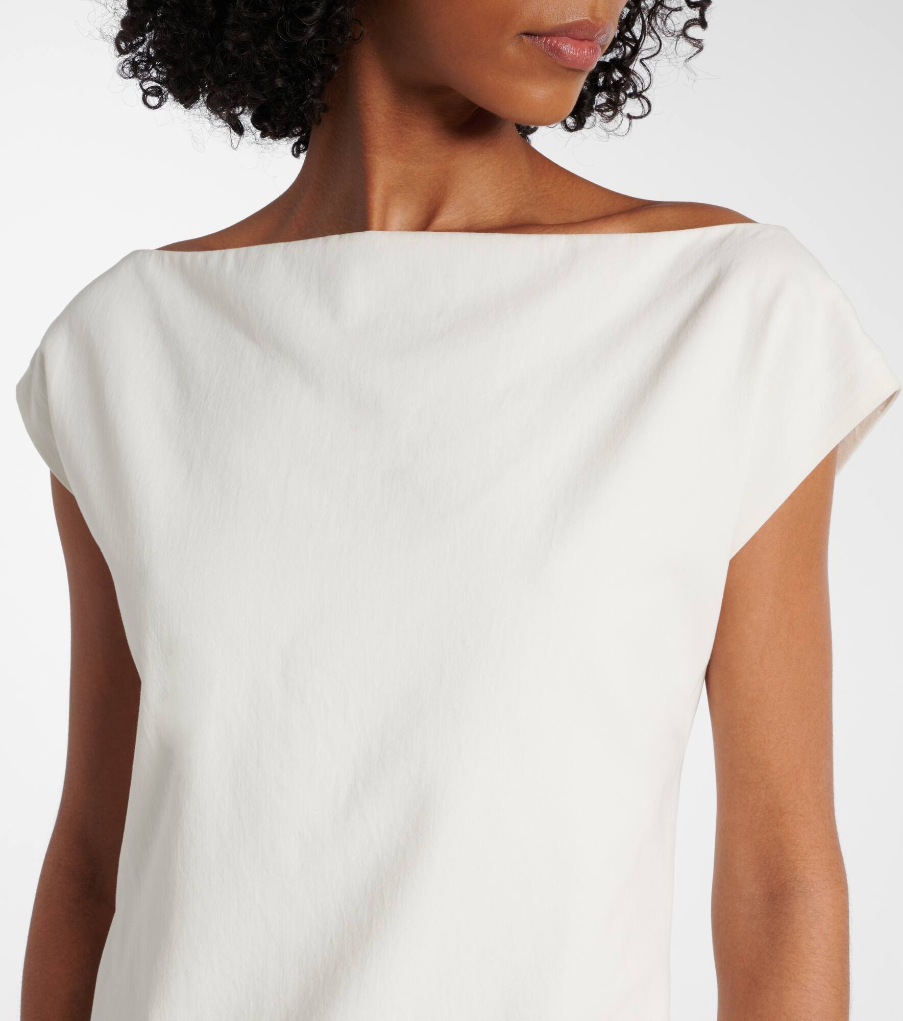 Ayame open-back cotton maxi dress - 4