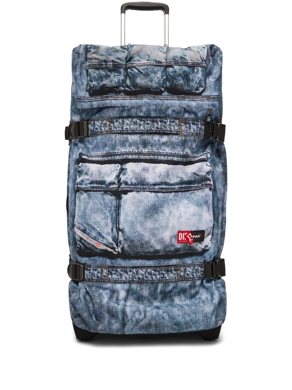 x Eastpak denim-effect wheeled trolley - 1