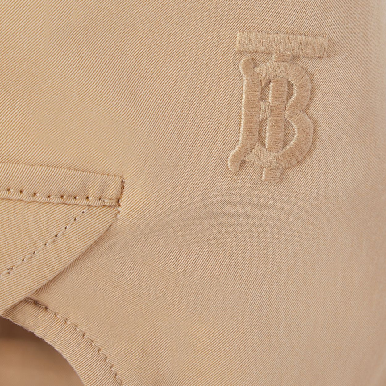 Monogram Motif Cotton Gabardine Cap - 5