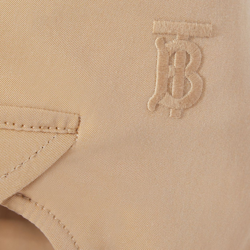 Monogram Motif Cotton Gabardine Cap 5