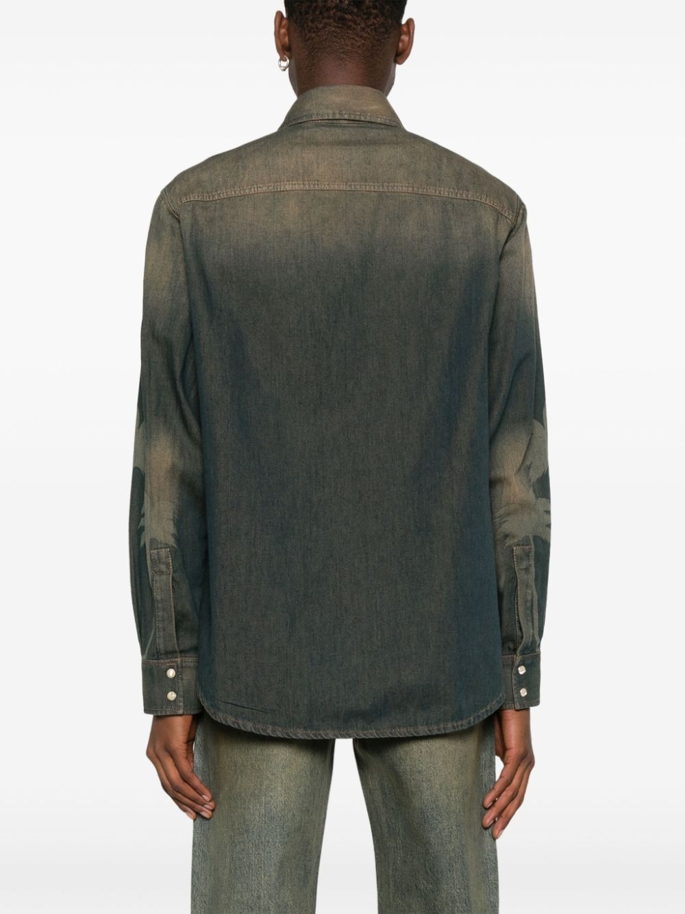 palm-print shirt - 4