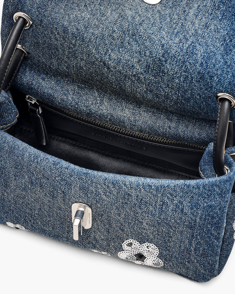 THE SEQUIN DAISY DENIM MINI DUAL BAG 5