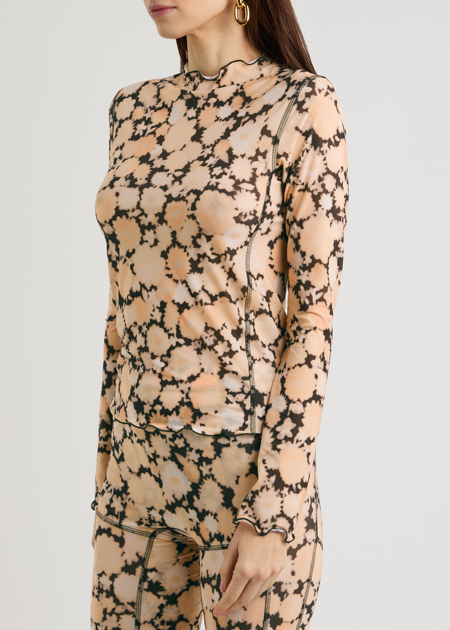 Knwls Halcyon Printed Stretch-jersey top - 2
