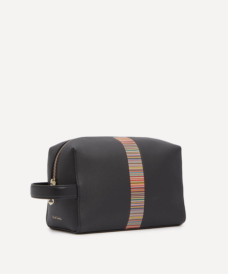 Paul Smith Signature Stripe Leather Wash Bag outlook