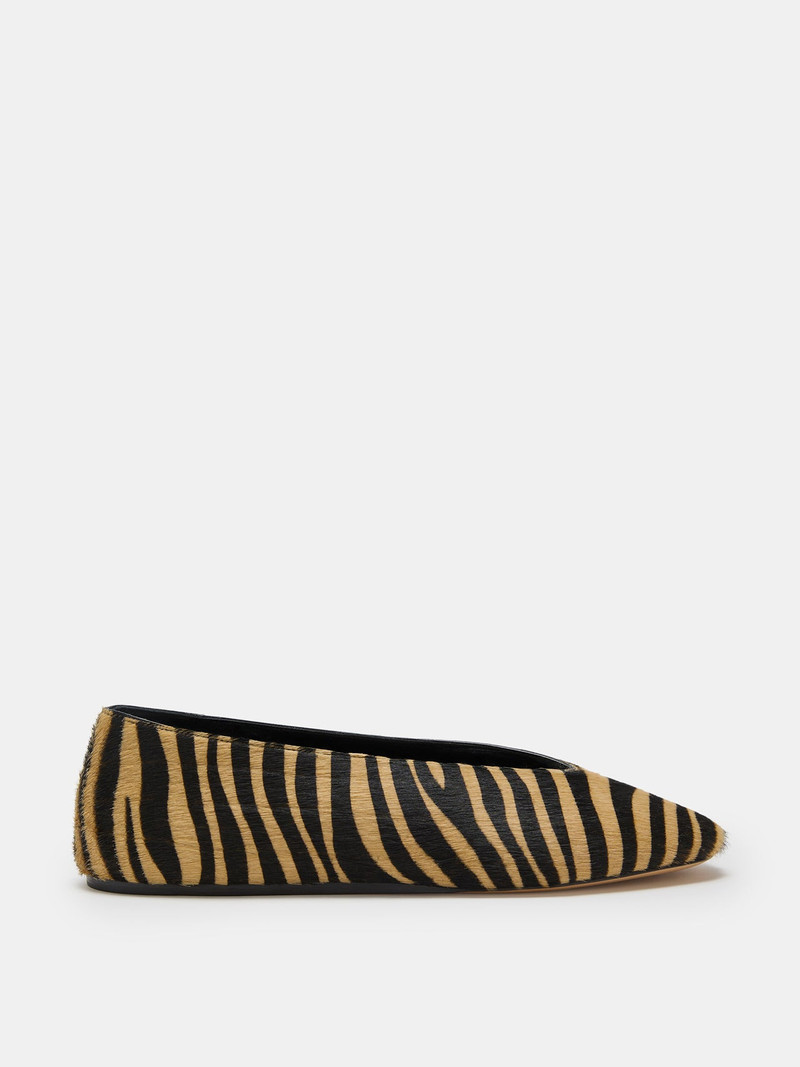 Luna Slipper / Zebra Calf Hair 1