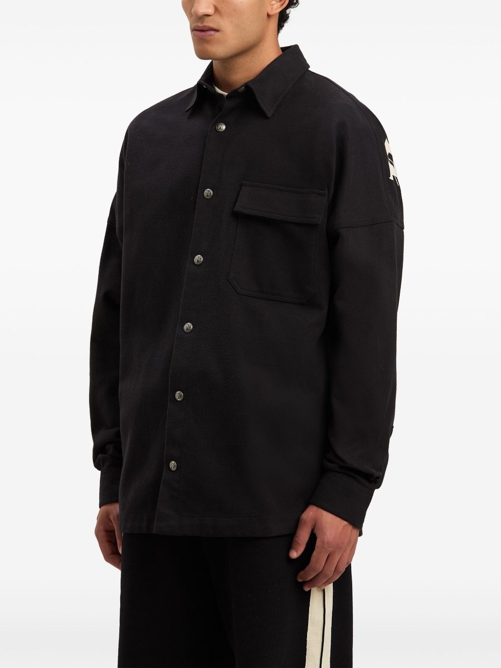logo-print shirt - 4
