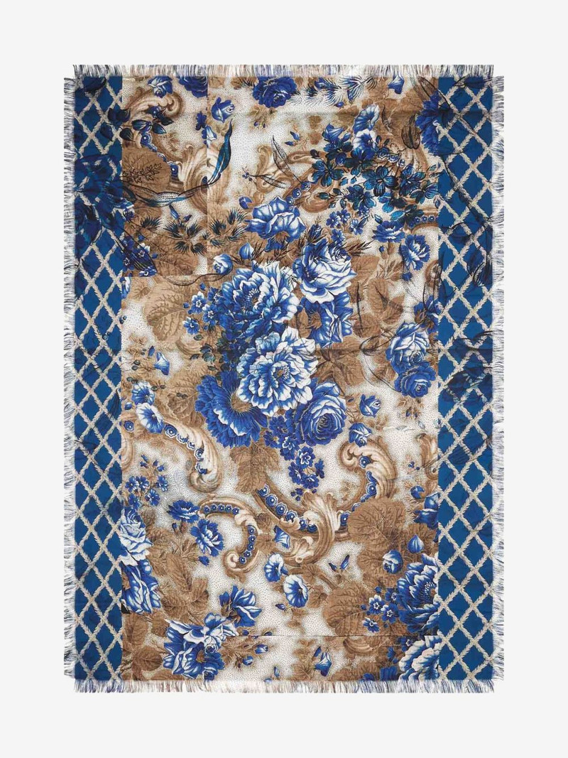 Aloeuw floral geometric shawl 1