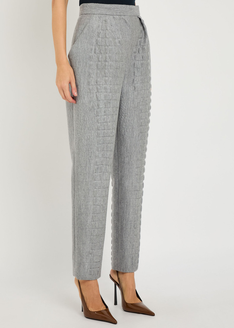 Balmain Balmain Embossed Tapered-leg Trousers outlook