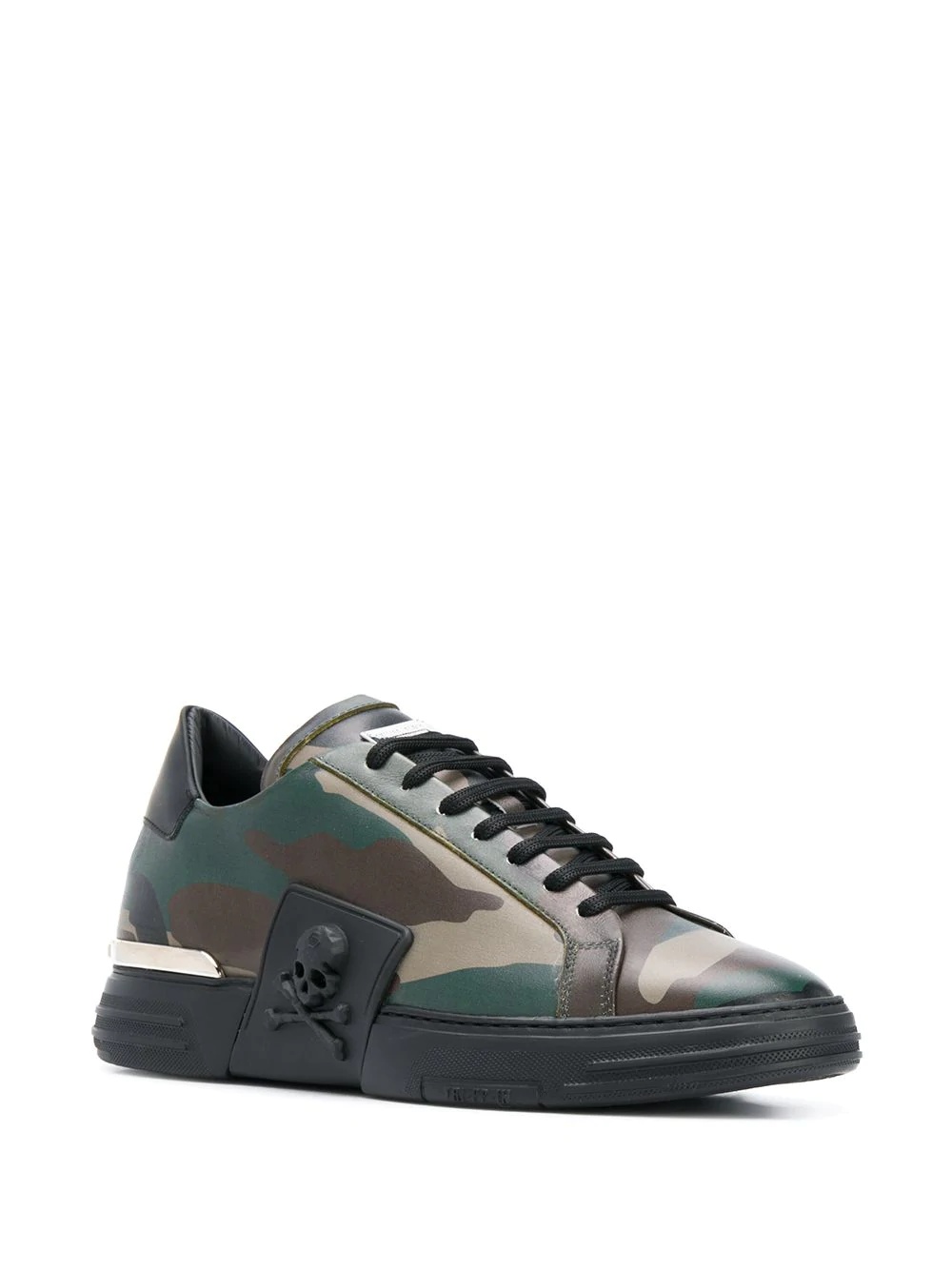 Camouflage low-top sneakers - 2